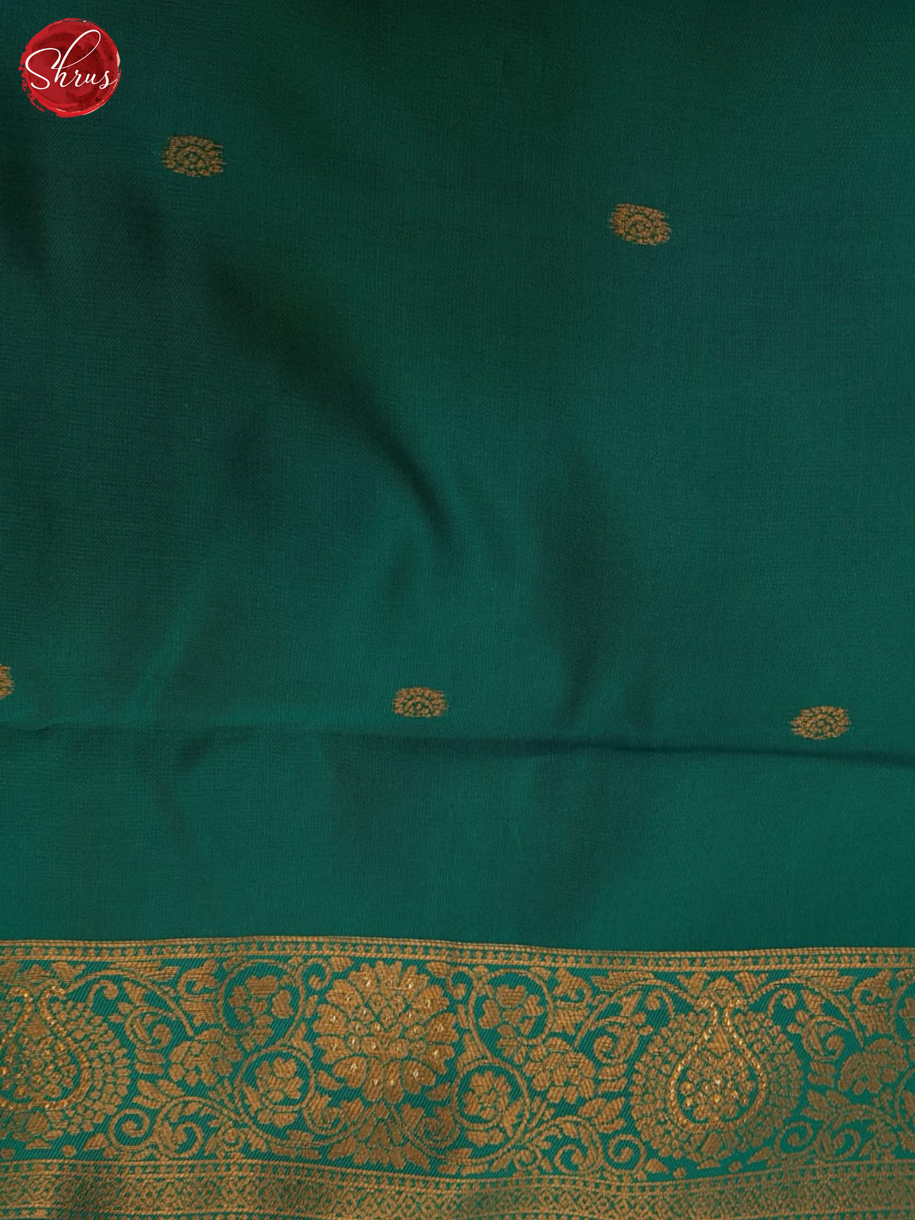 Blue And Green-Semi Kanchipuram Saree - Shop on ShrusEternity.com