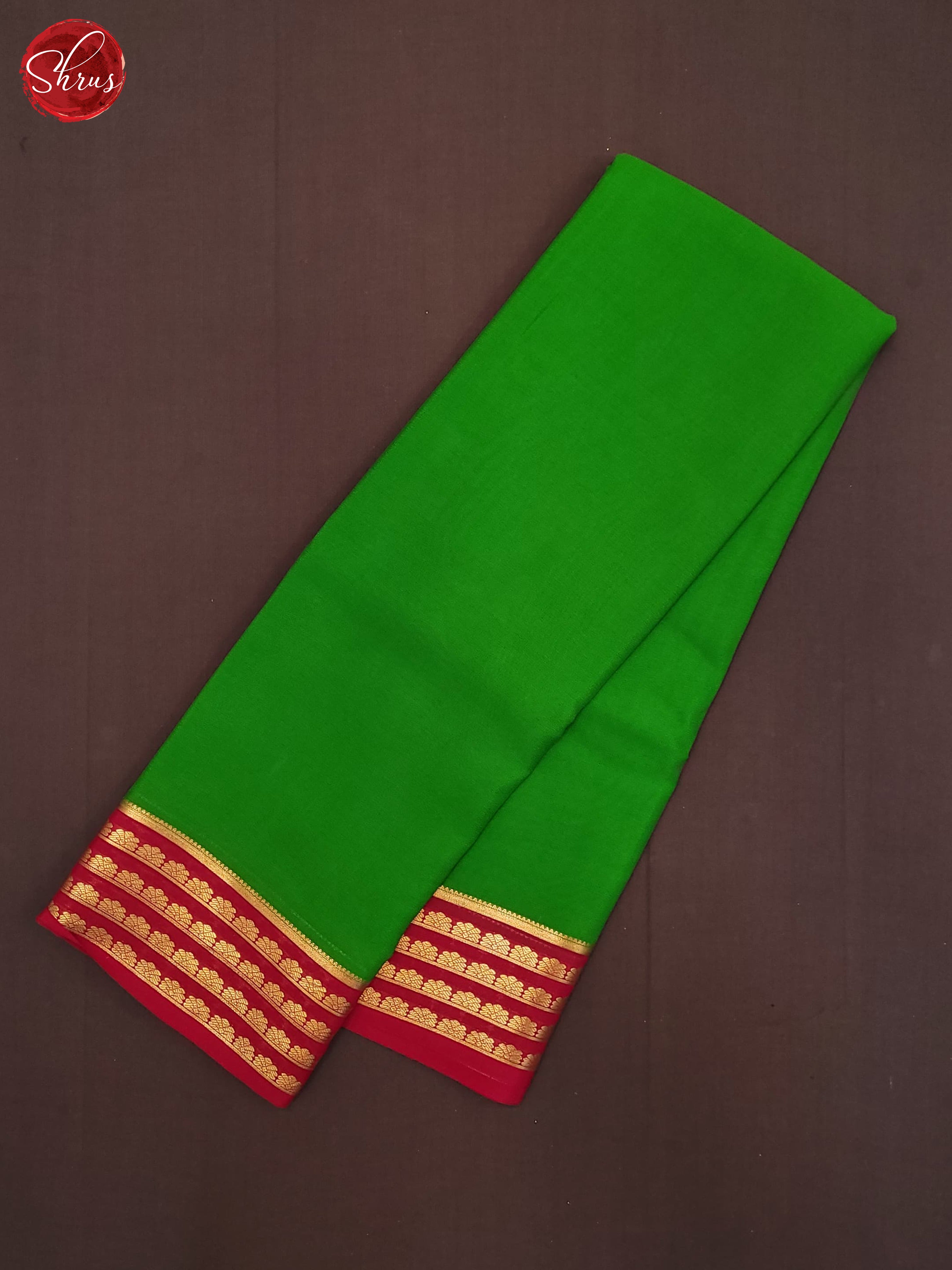 Green & Pink - Mysore Silk Saree - Shop on ShrusEternity.com