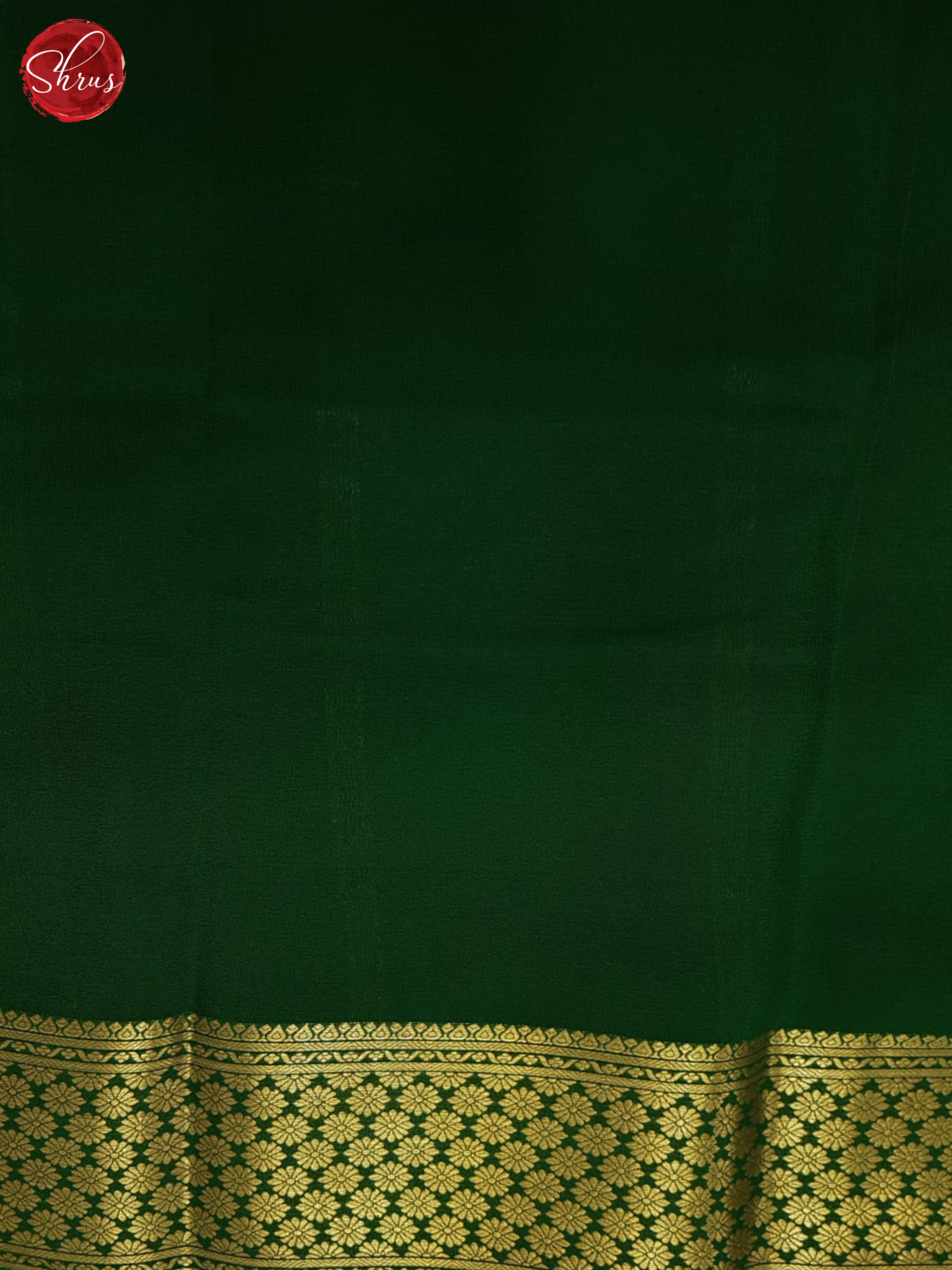 Maroon & Green - Mysore Silk Saree - Shop on ShrusEternity.com