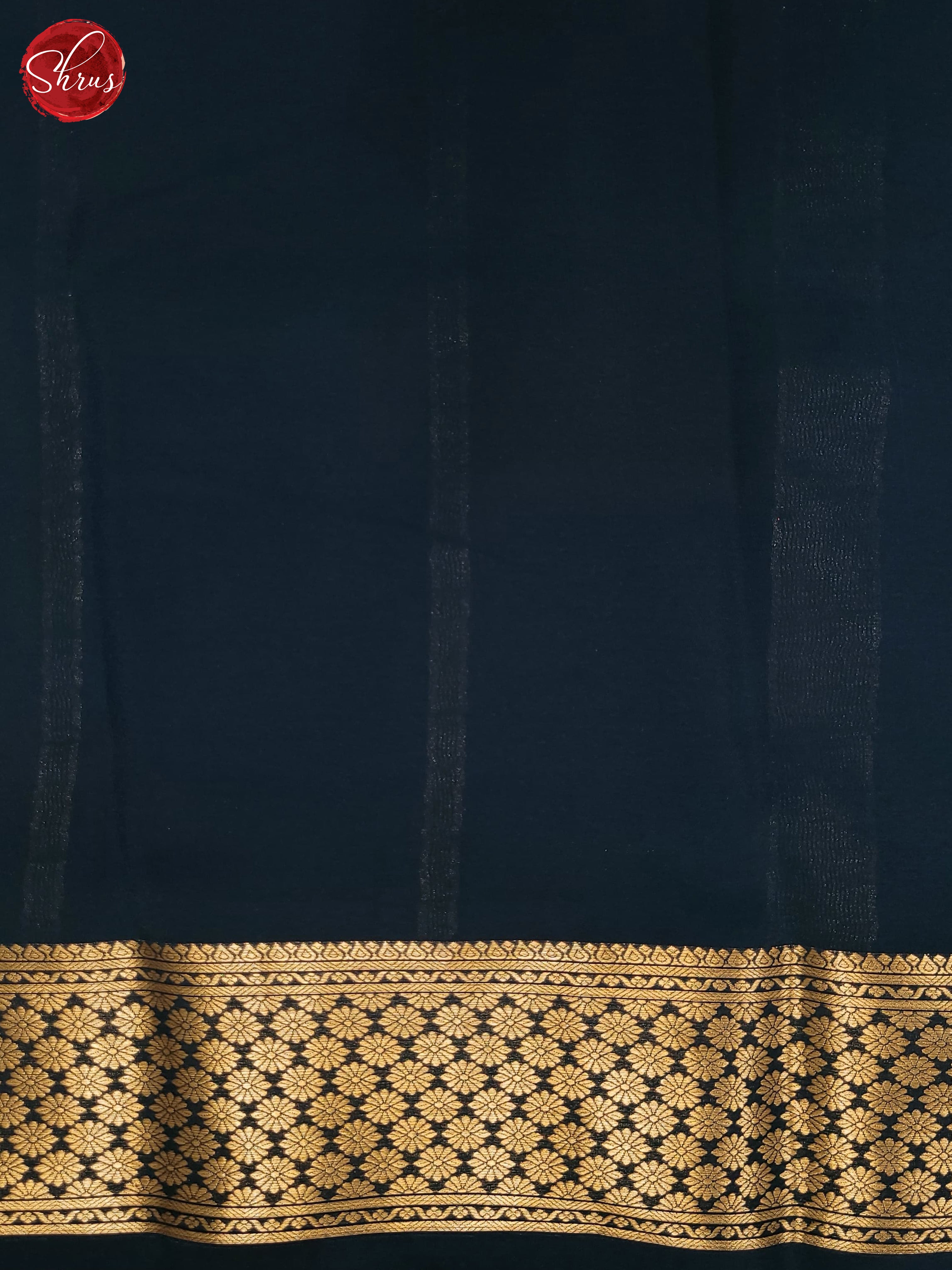 Dusty Pink & Blue - Mysore Silk Saree - Shop on ShrusEternity.com