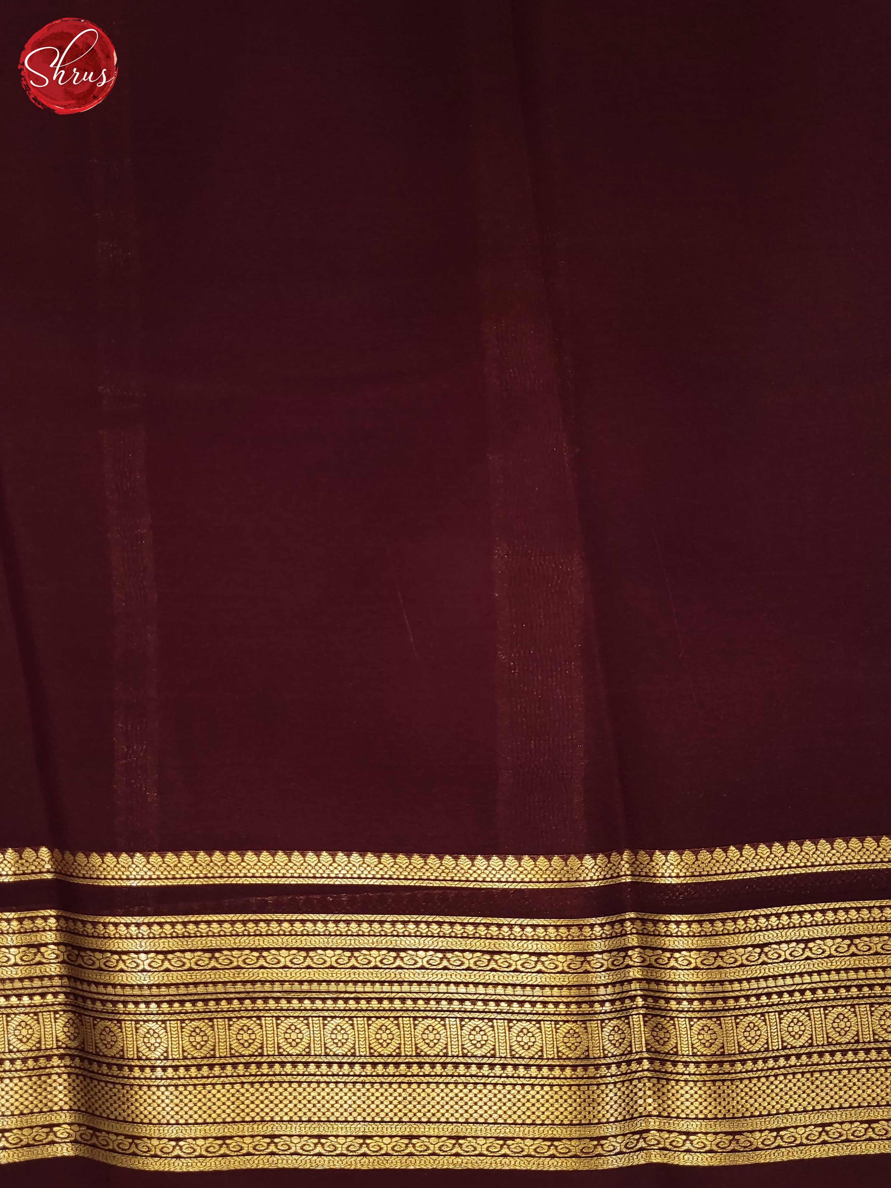 Dusty pInk & Wine - Mysore Silk Saree - Shop on ShrusEternity.com