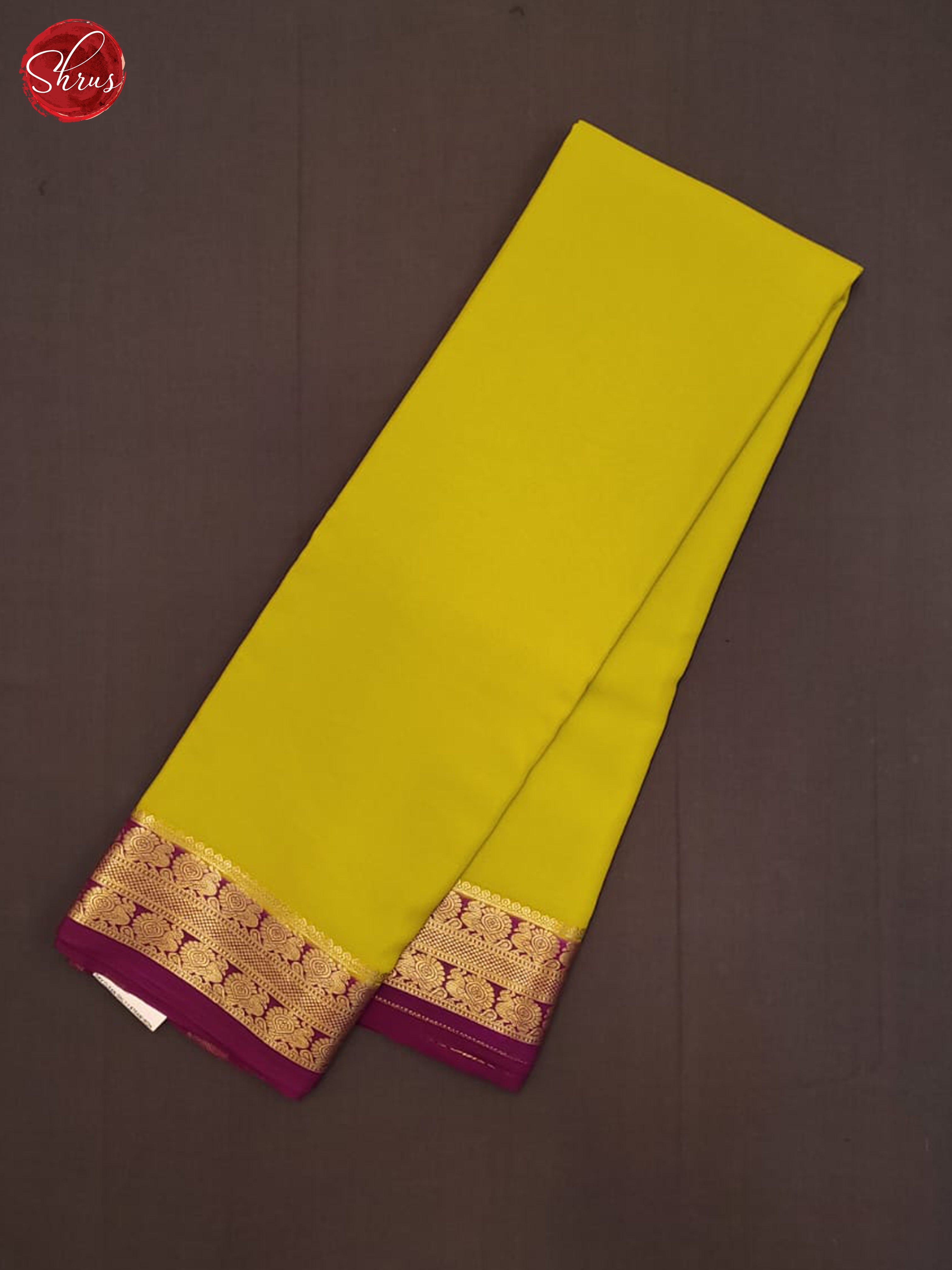 Green and vadamalli- Mysore Silk Saree - Shop on ShrusEternity.com