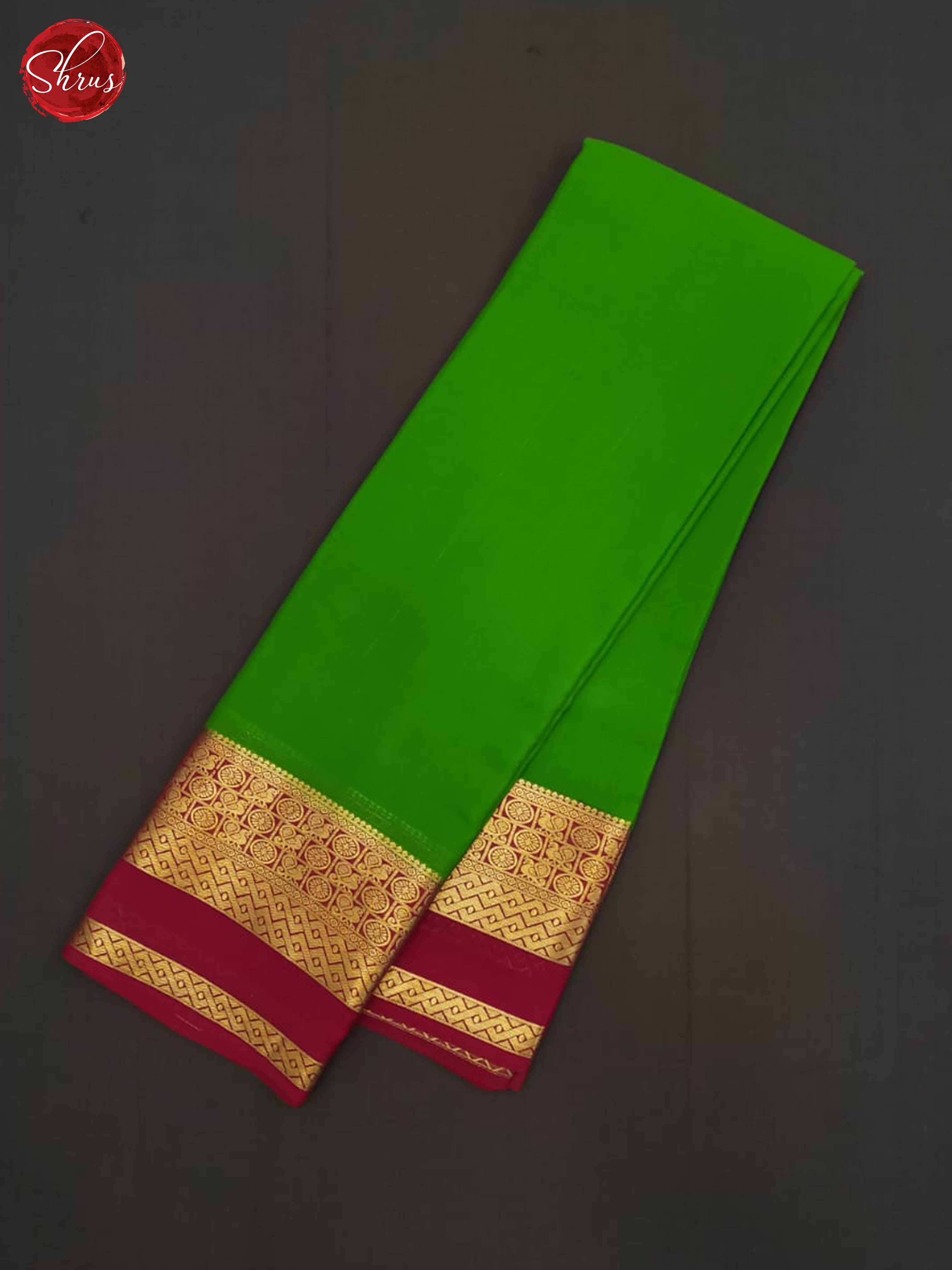 Green and pink- Mysore Silk Saree - Shop on ShrusEternity.com