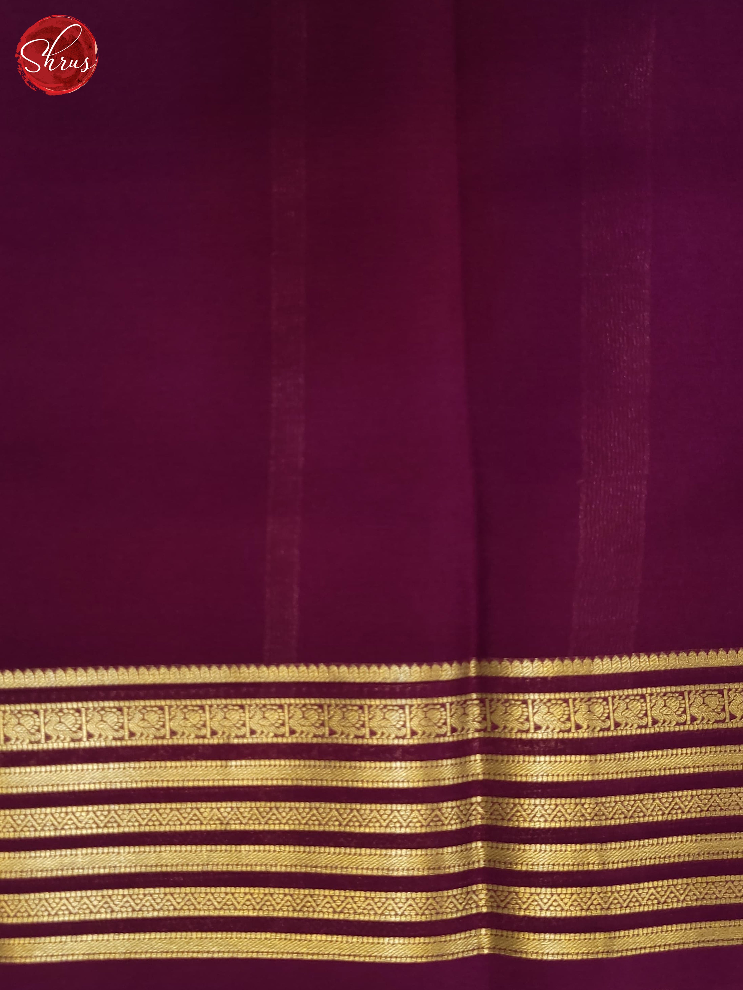 Baby Pink & Purple - Mysore Silk Saree - Shop on ShrusEternity.com