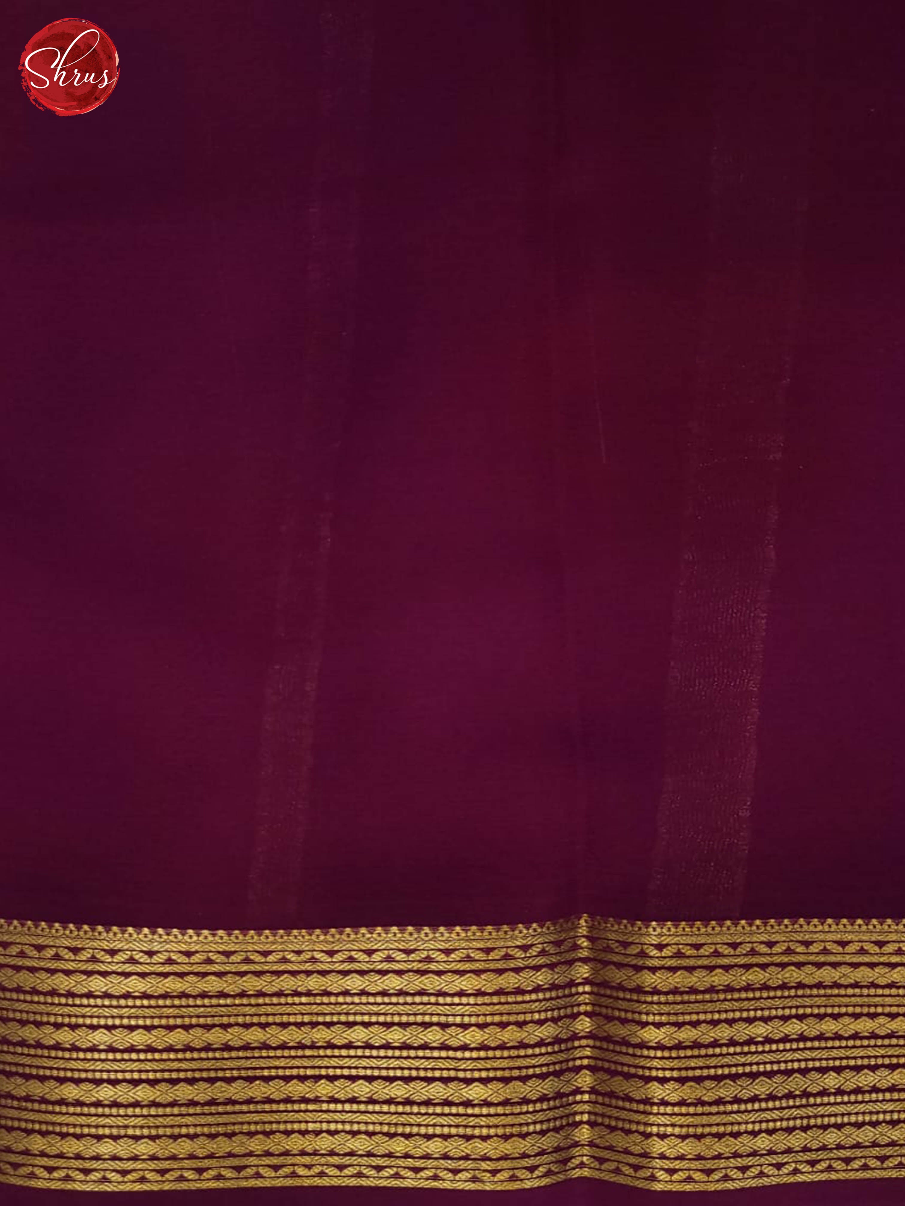 Pink and wine- Mysore Silk Saree - Shop on ShrusEternity.com