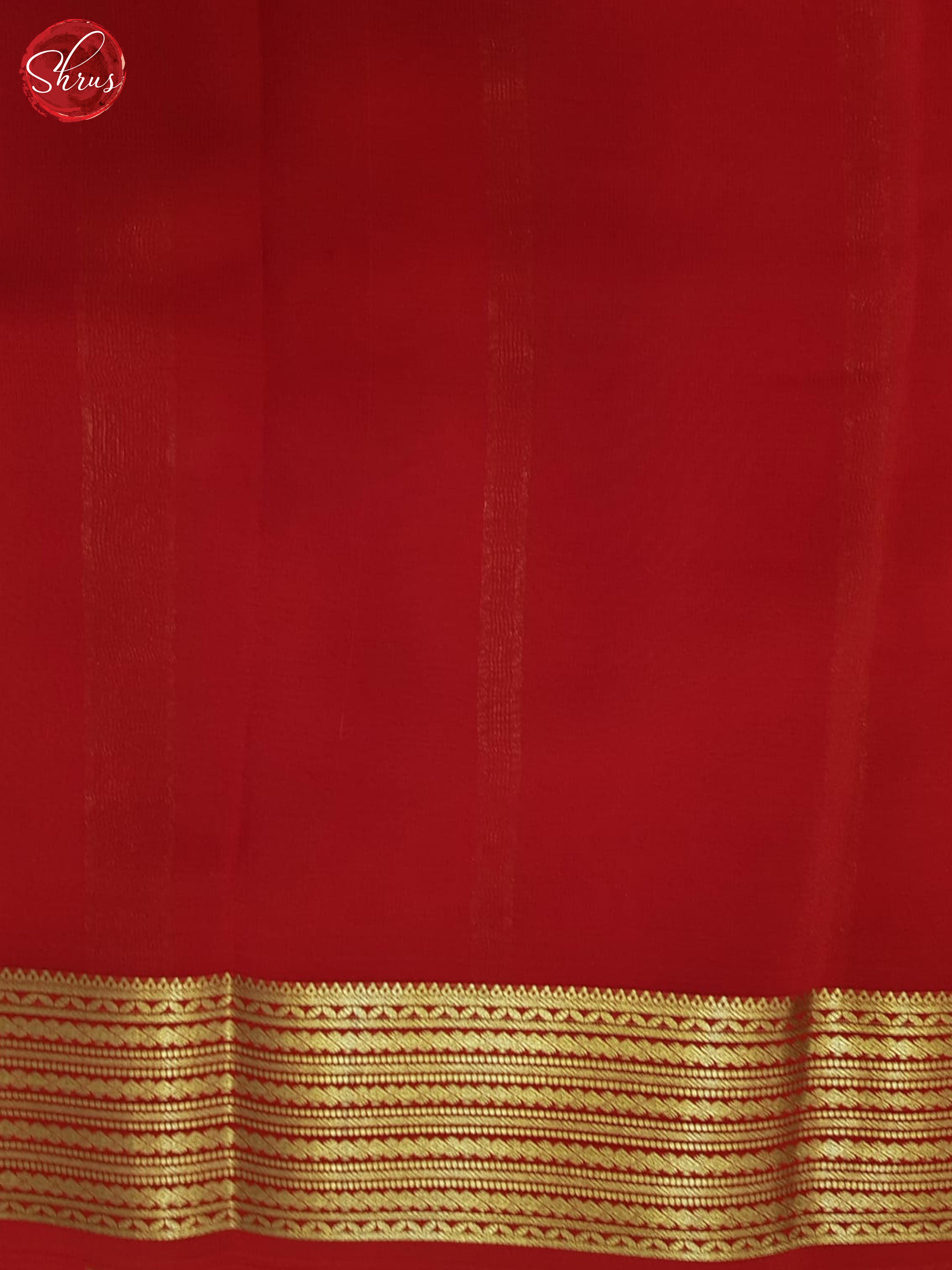 Yellow & Red - Mysore Silk Saree - Shop on ShrusEternity.com