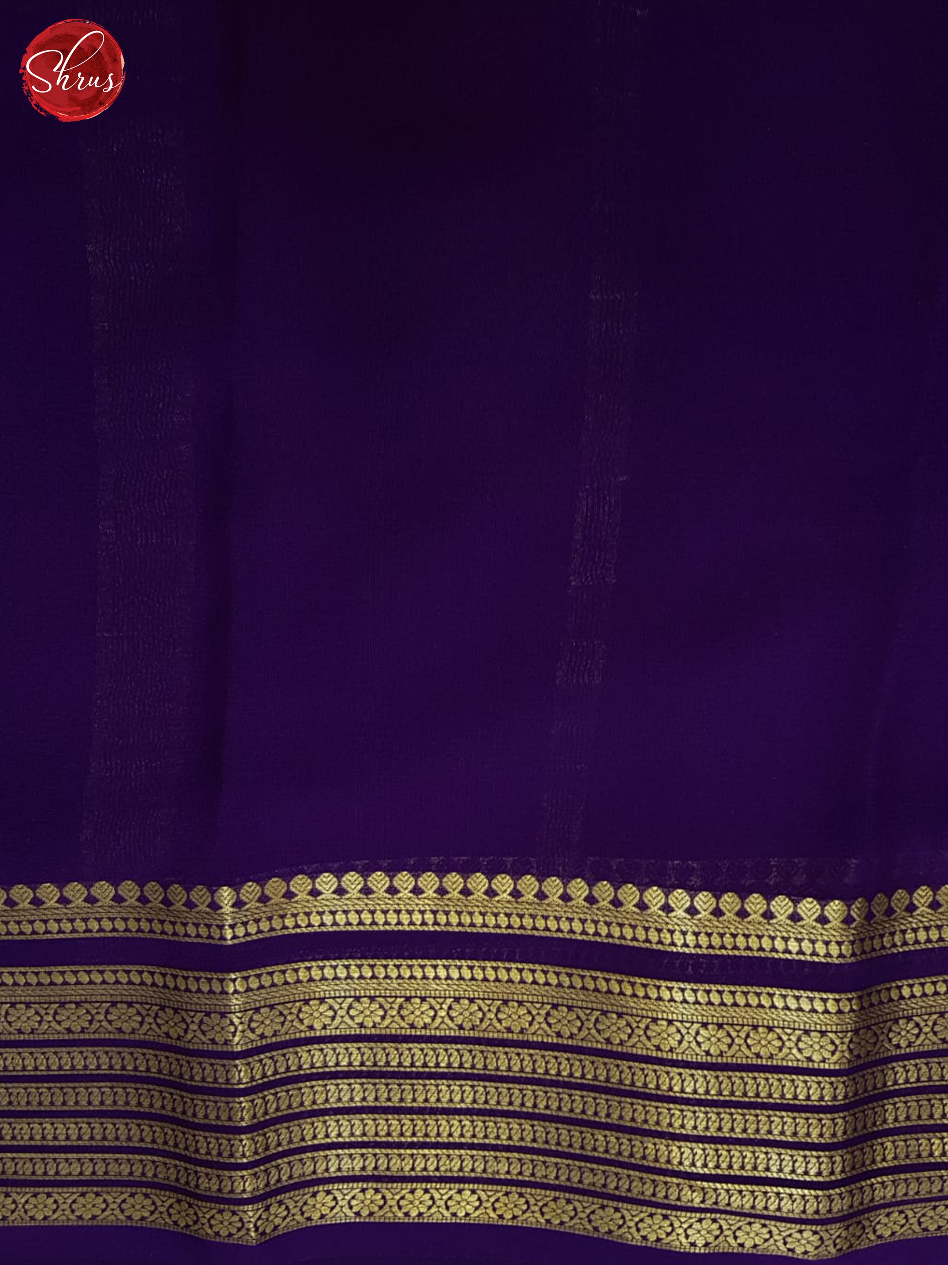 Yellow & Purple - Mysore Silk Saree - Shop on ShrusEternity.com