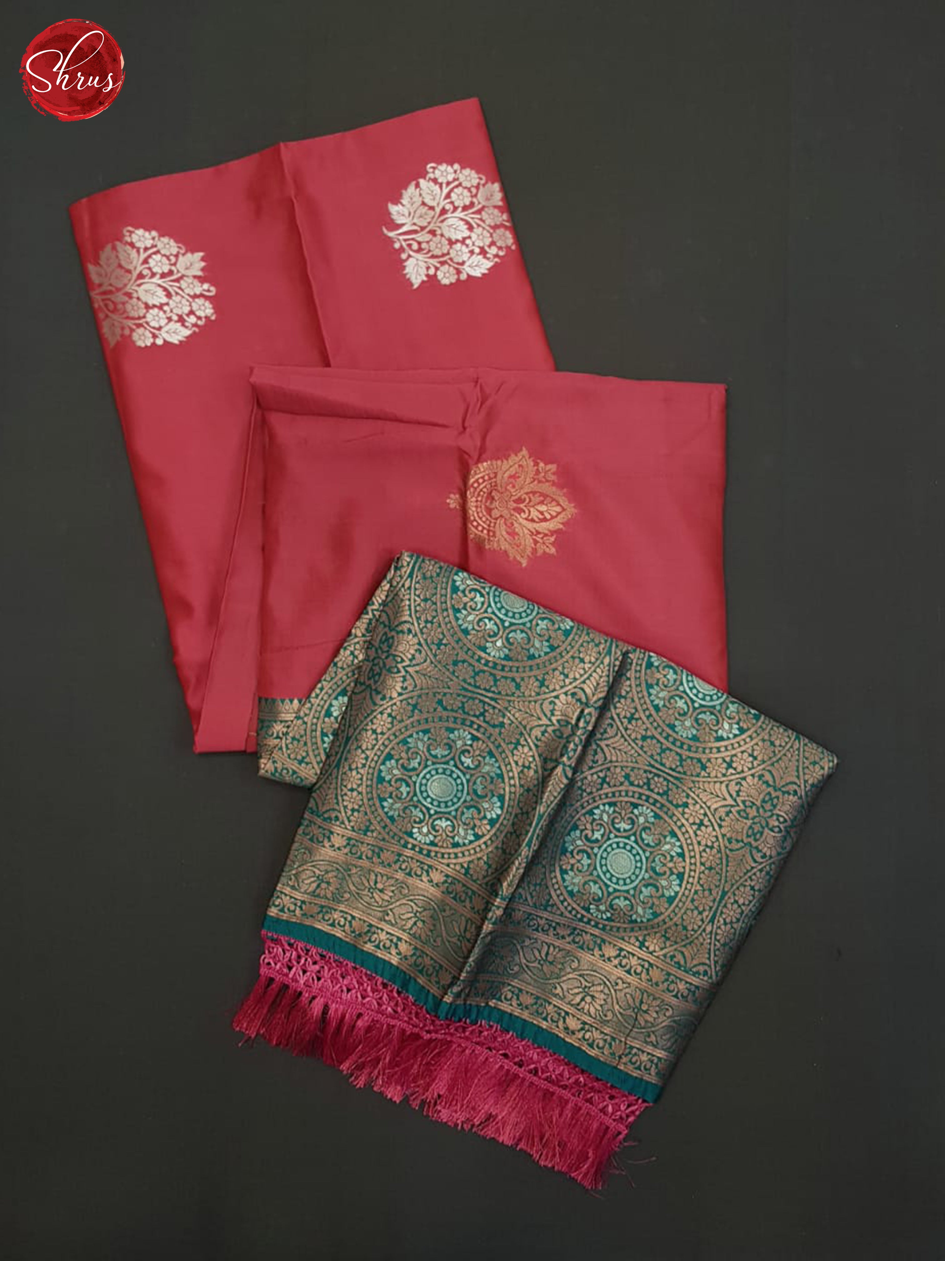 Pink And Green-Semi soft silk saree - Shop on ShrusEternity.com