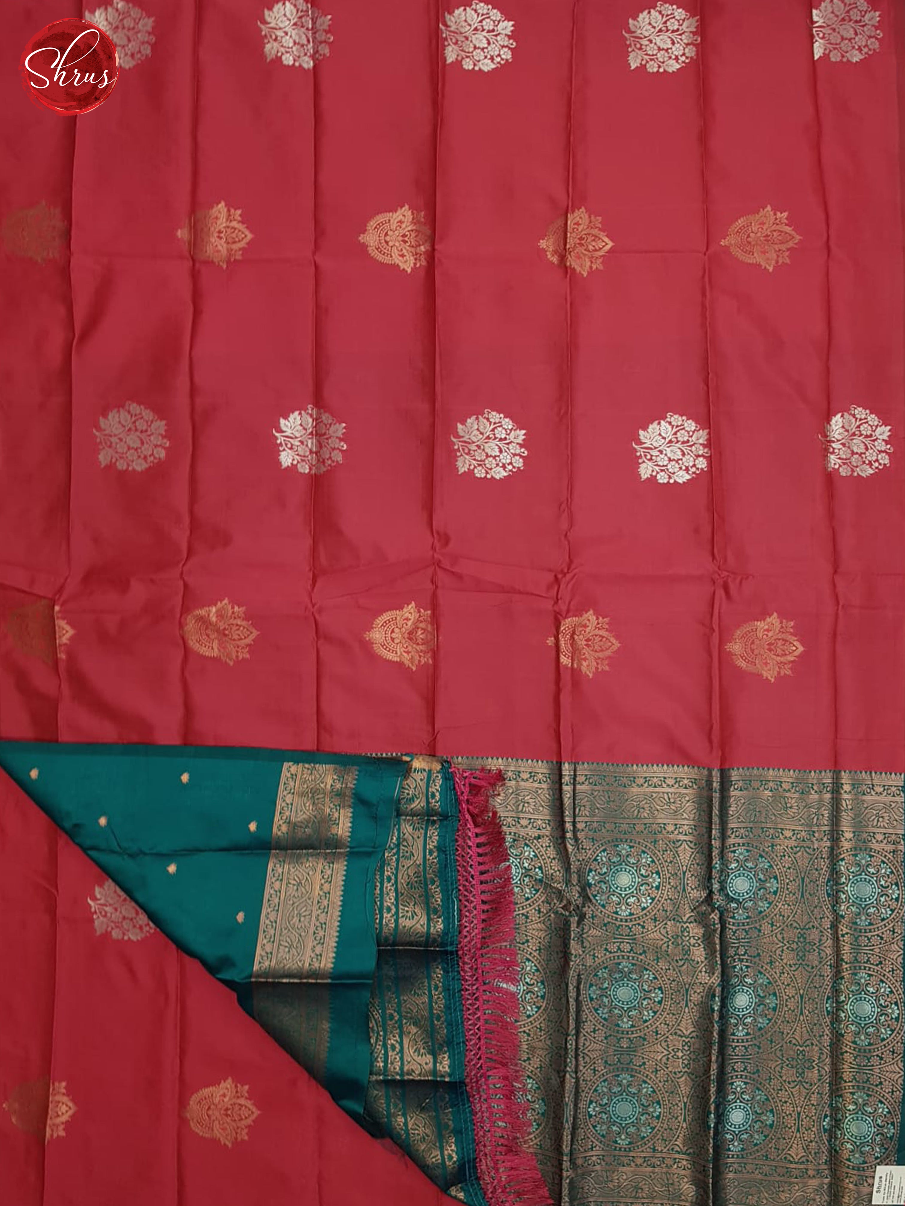 Pink And Green-Semi soft silk saree - Shop on ShrusEternity.com