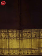 Elachi Green And Brown- Kanchipuram Silk Saree - Shop on ShrusEternity.com
