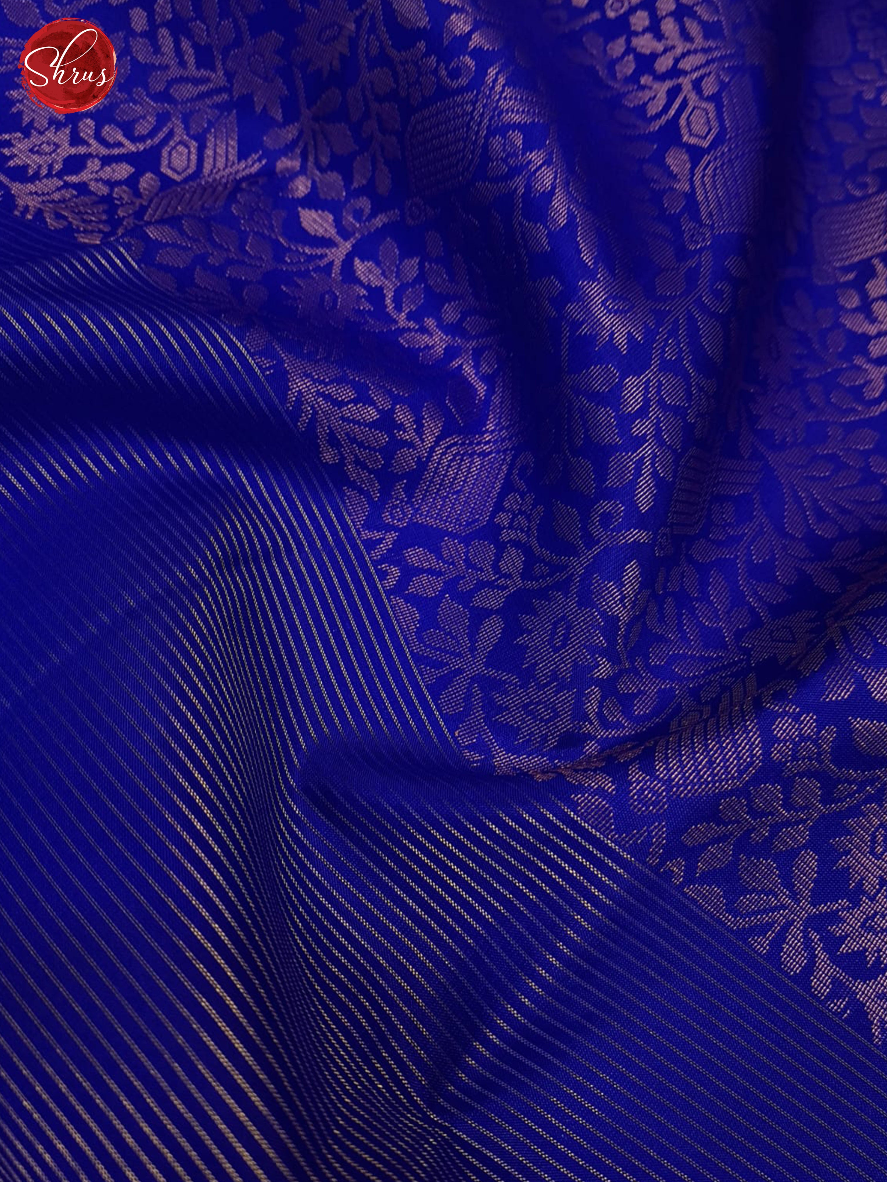 Blue And Green- Soft Silk Saree - Shop on ShrusEternity.com