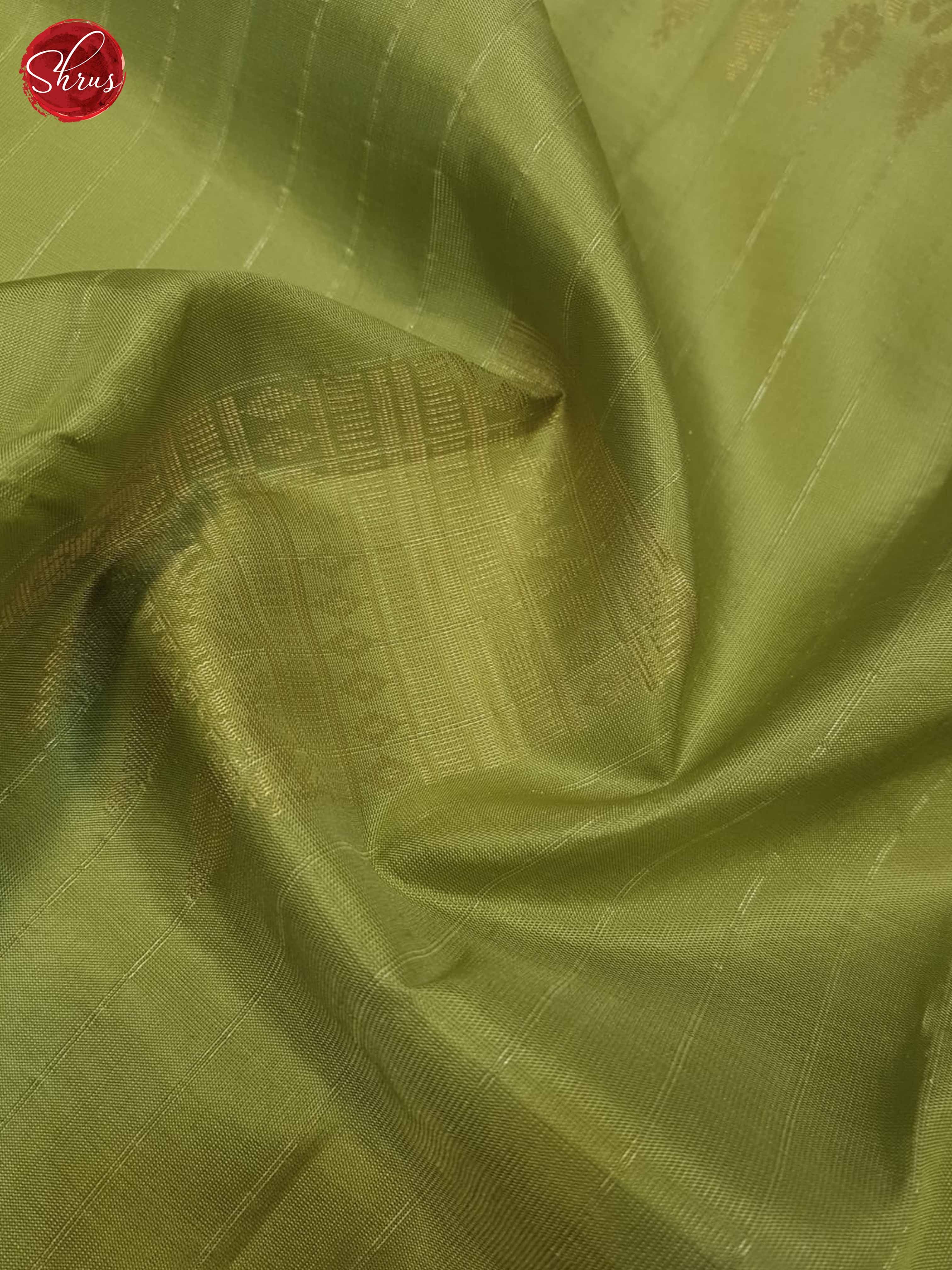 Green & Wine- Soft Silk Saree - Shop on ShrusEternity.com