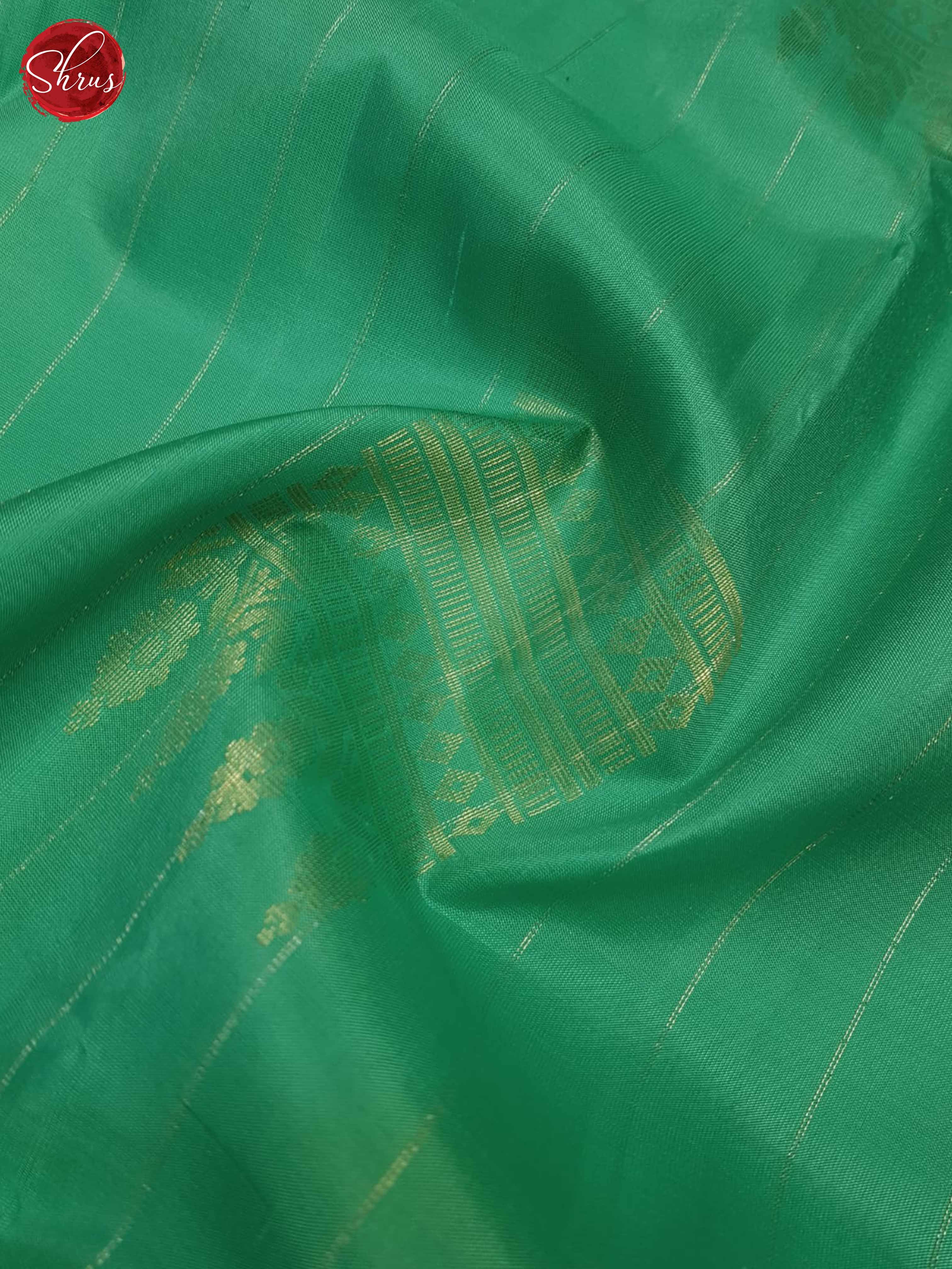 Teal Green & Wine - Soft Silk Saree - Shop on ShrusEternity.com