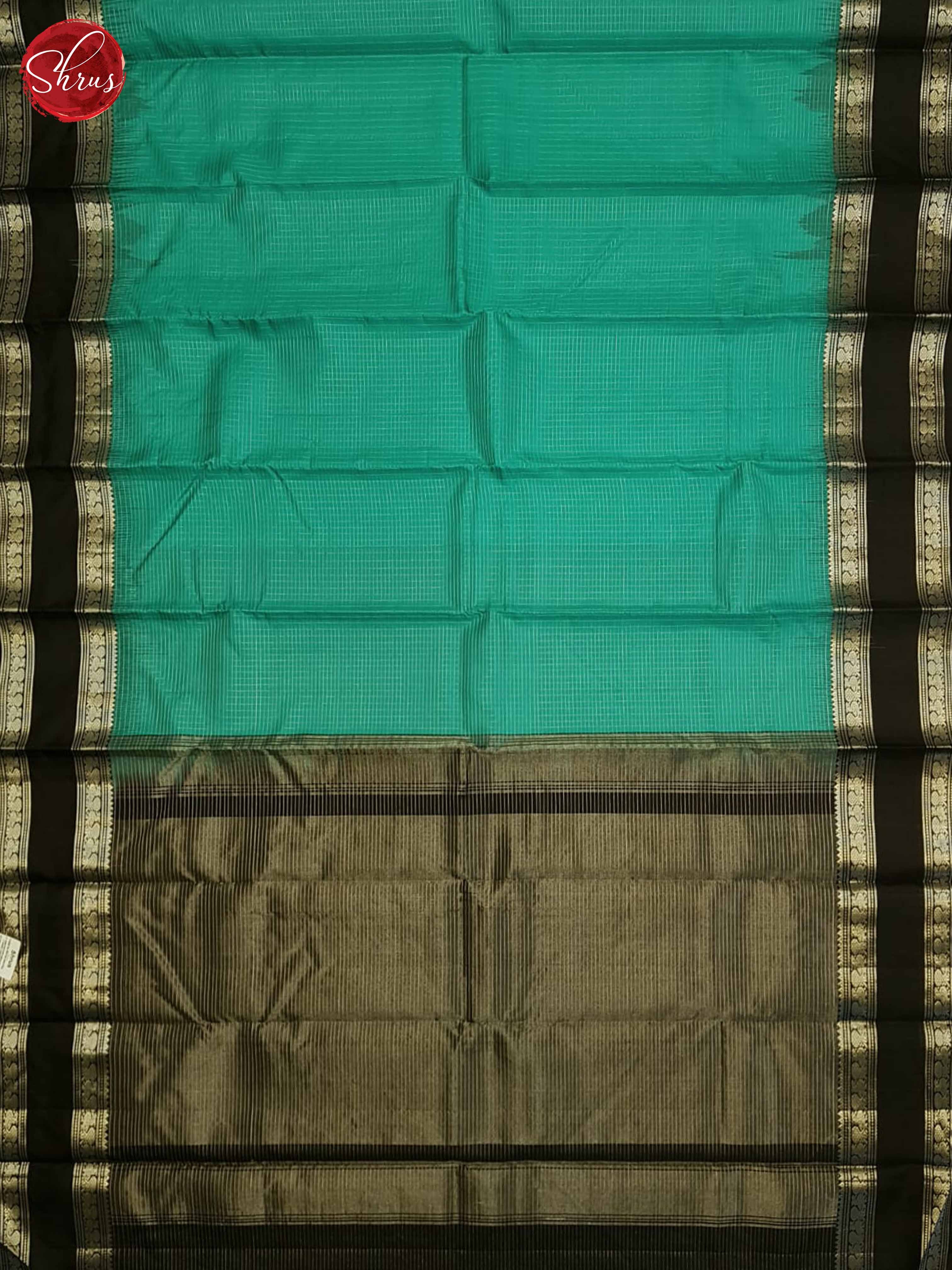 Green And Black- Kanchipuram SIlk Saree - Shop on ShrusEternity.com