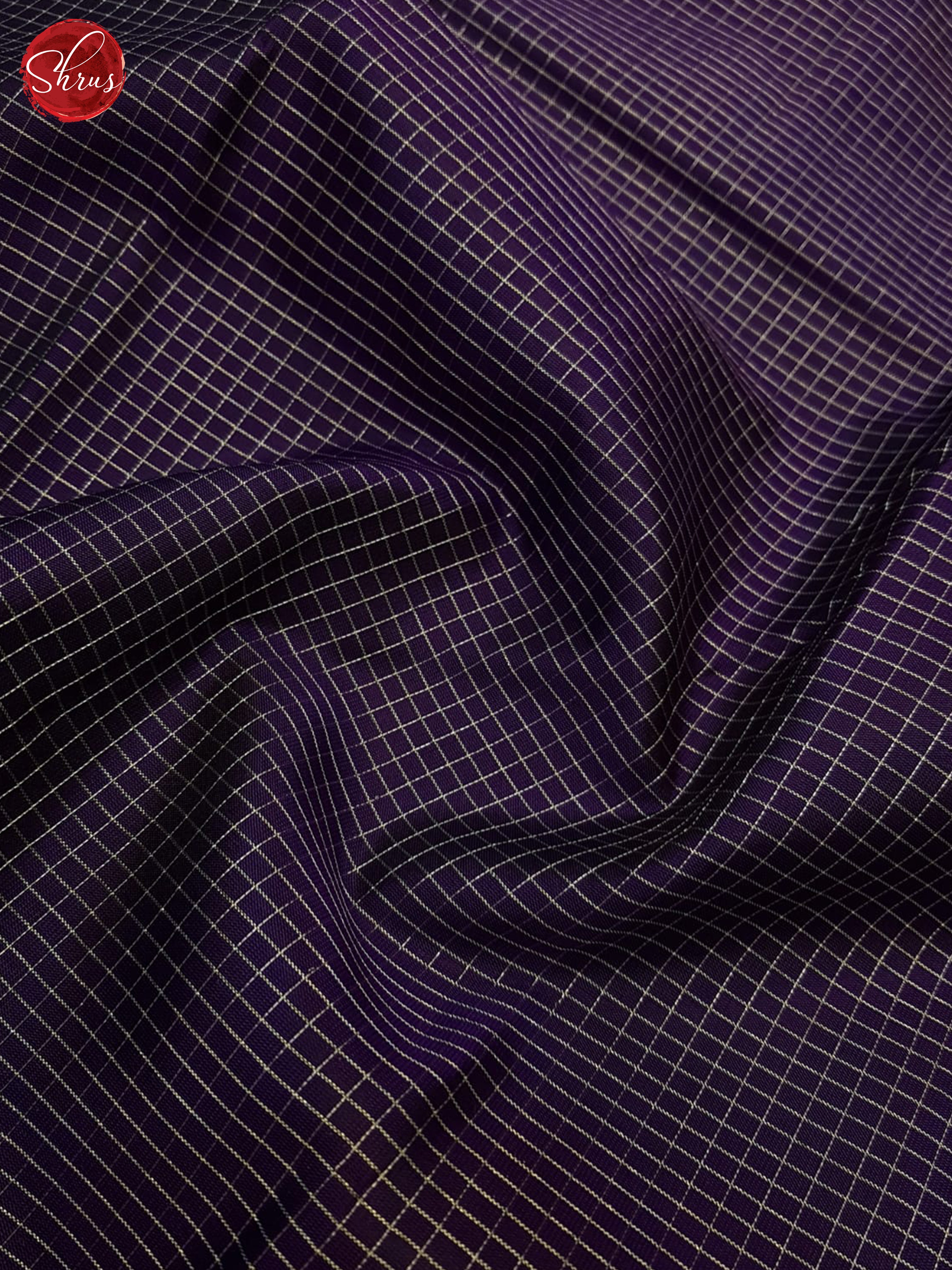 Purple & Grey - Kanchipuram silk - Shop on ShrusEternity.com