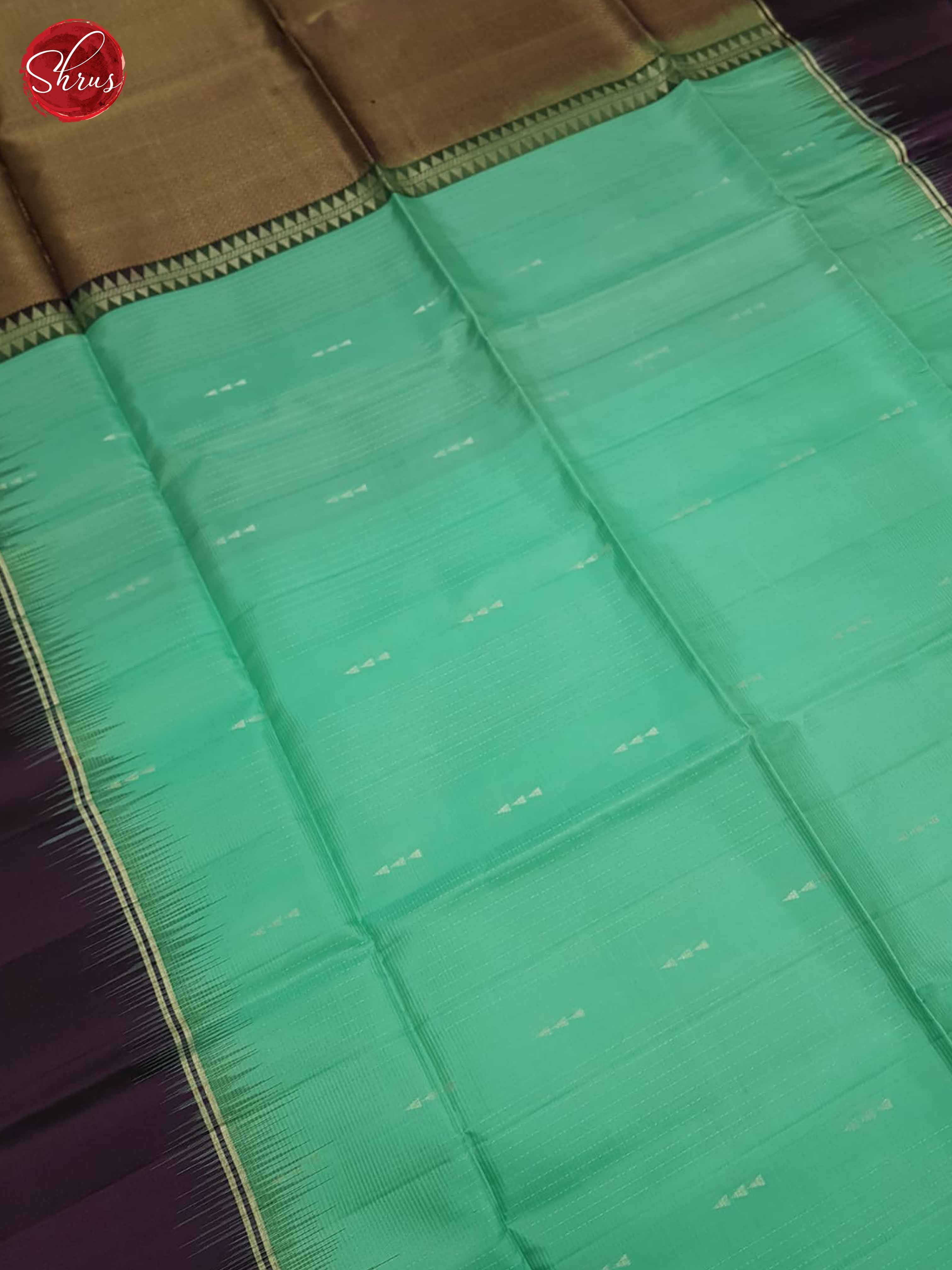 Green And Purple- Soft Silk Saree - Shop on ShrusEternity.com