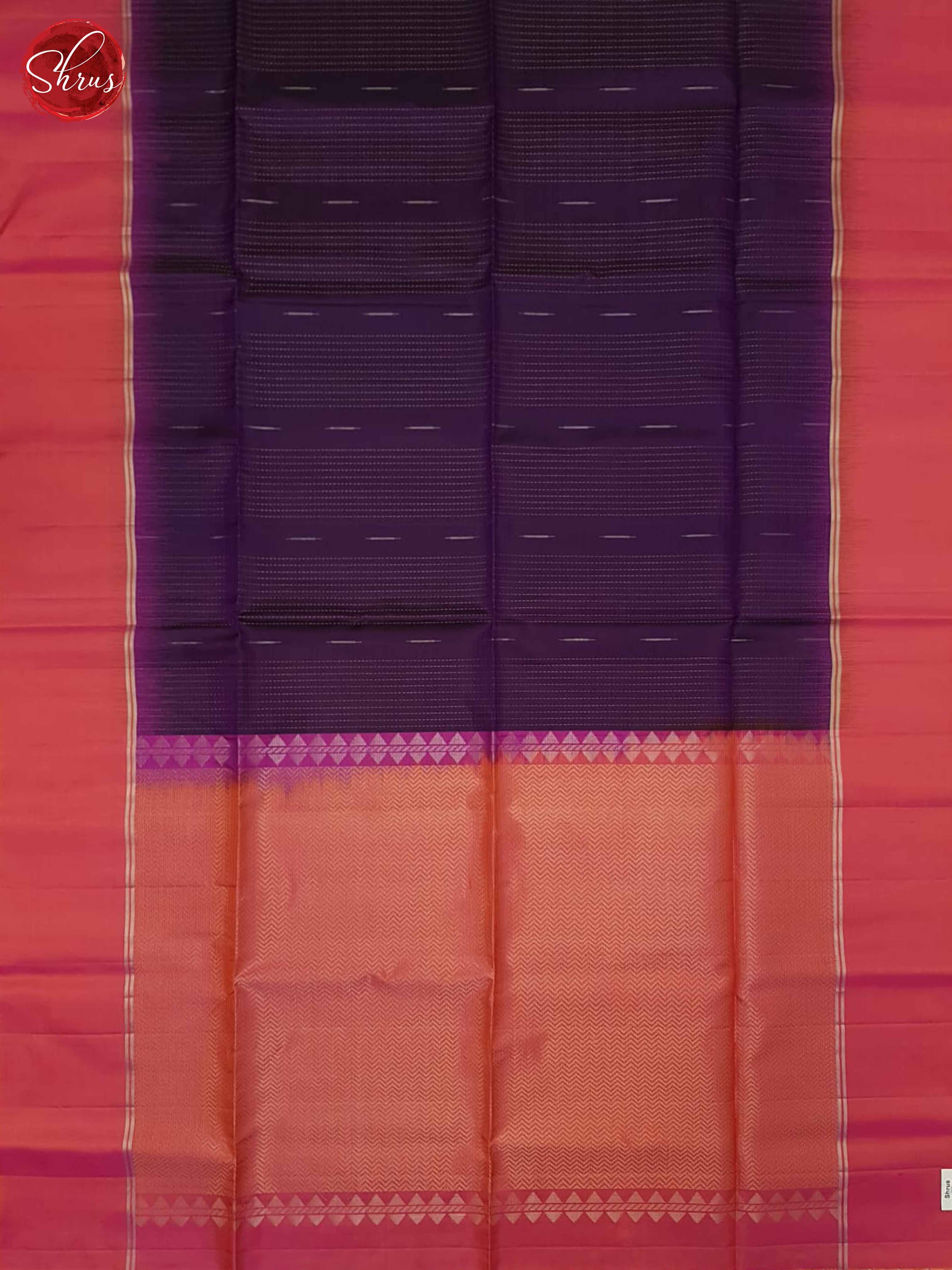 Purple And Pink- Soft Silk Saree - Shop on ShrusEternity.com