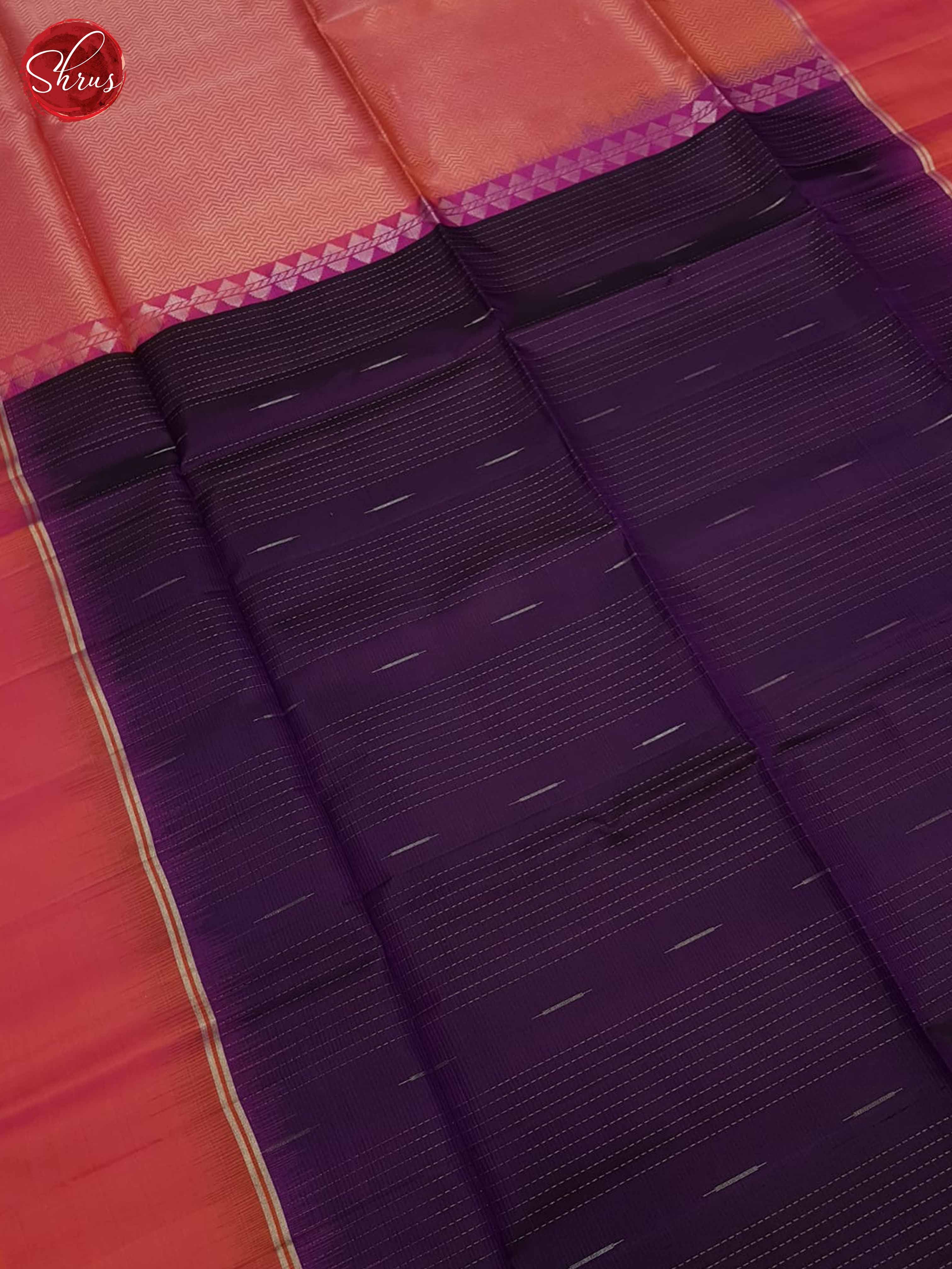 Purple And Pink- Soft Silk Saree - Shop on ShrusEternity.com