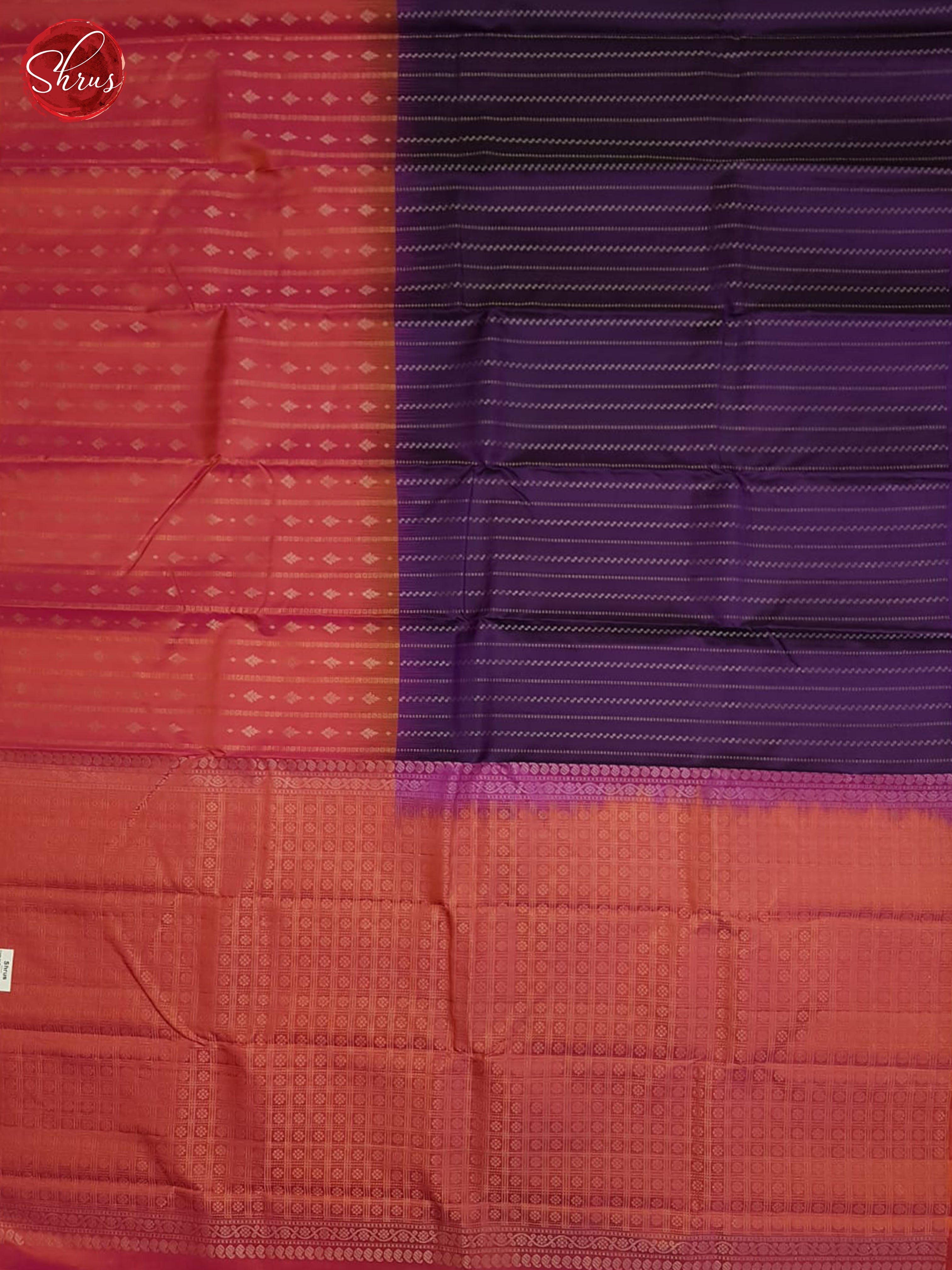 Purple And Pink- Soft Silk Saree - Shop on ShrusEternity.com