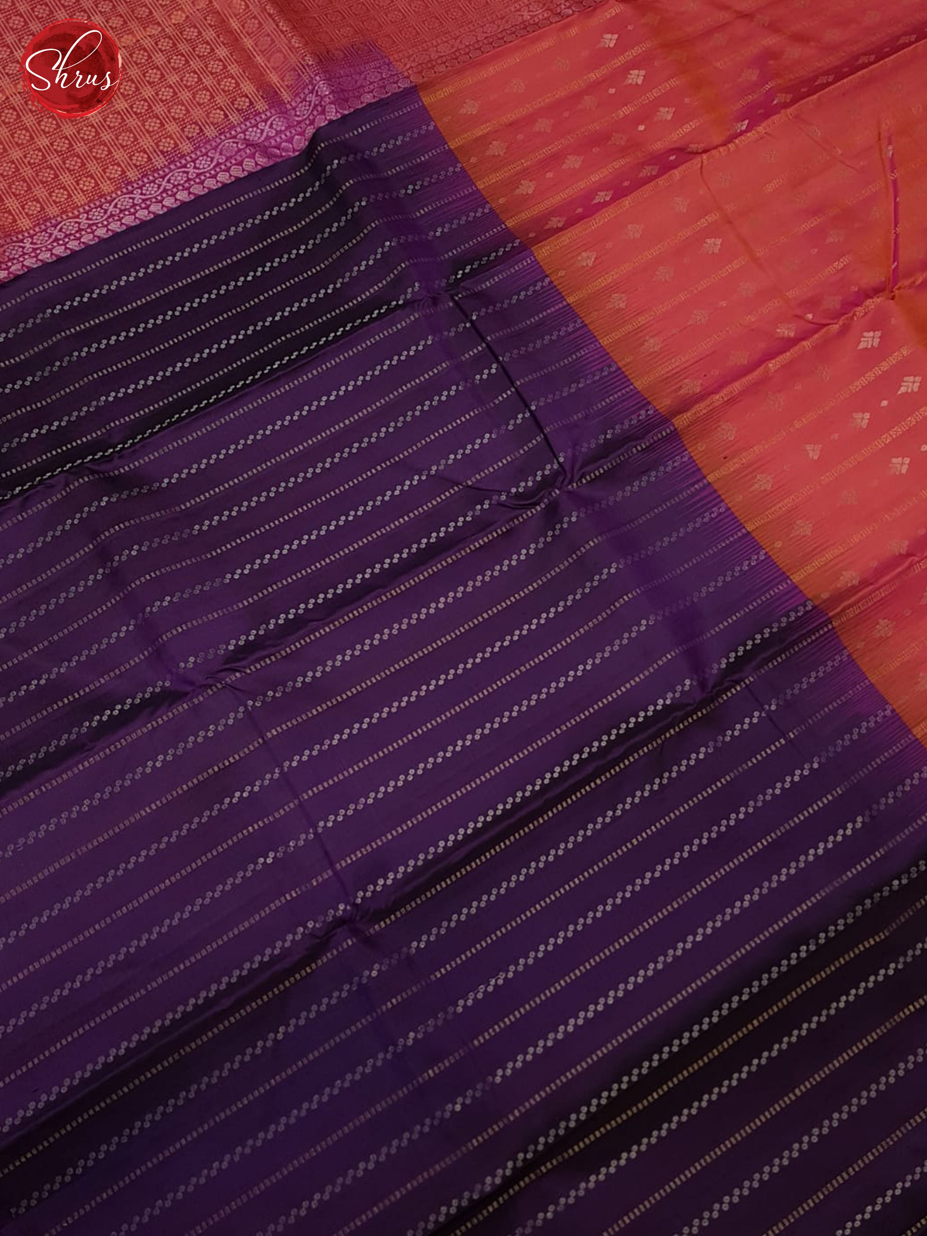 Purple And Pink- Soft Silk Saree - Shop on ShrusEternity.com