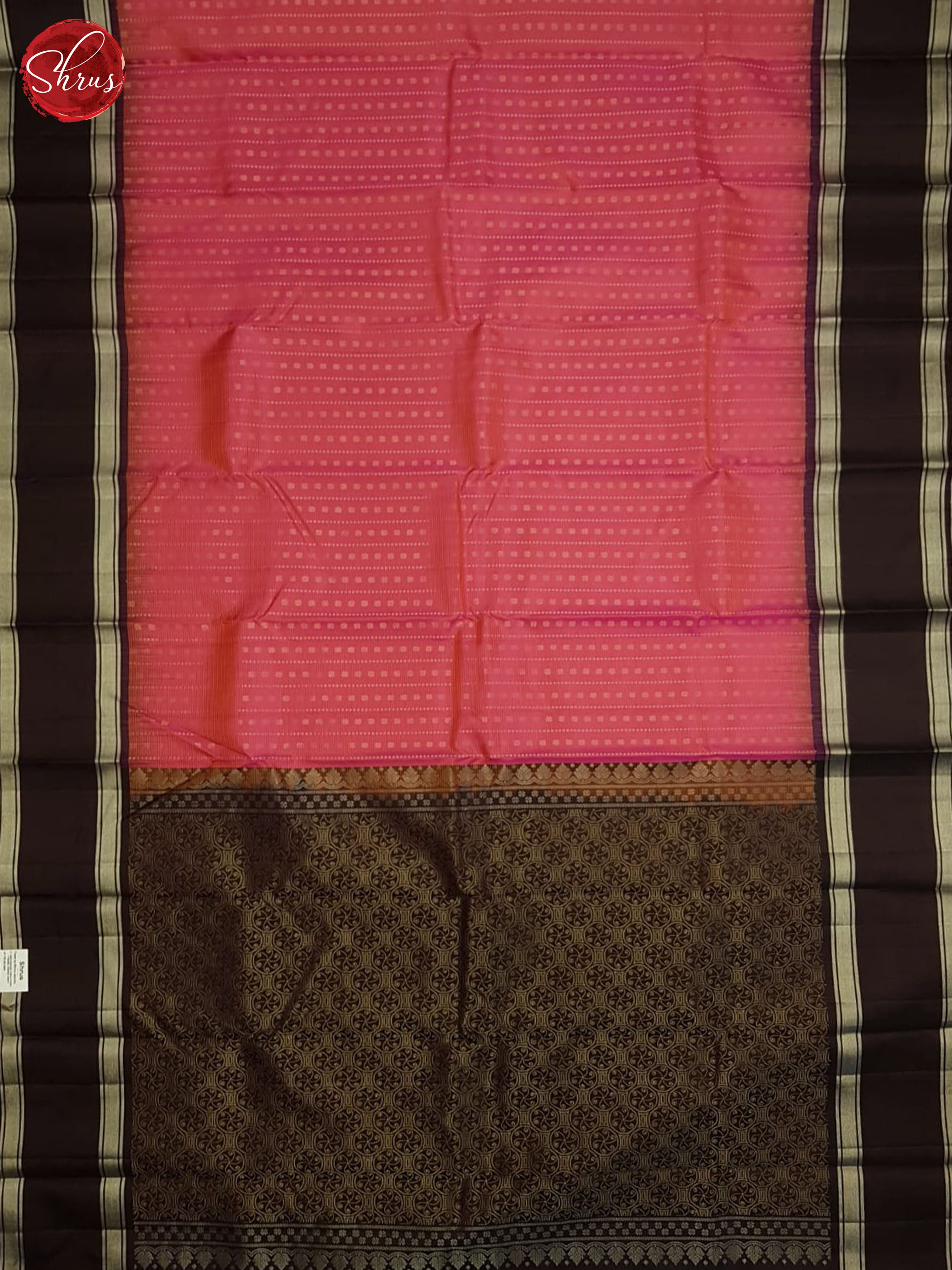 Pink And Deep Wine- Soft Silk Saree - Shop on ShrusEternity.com