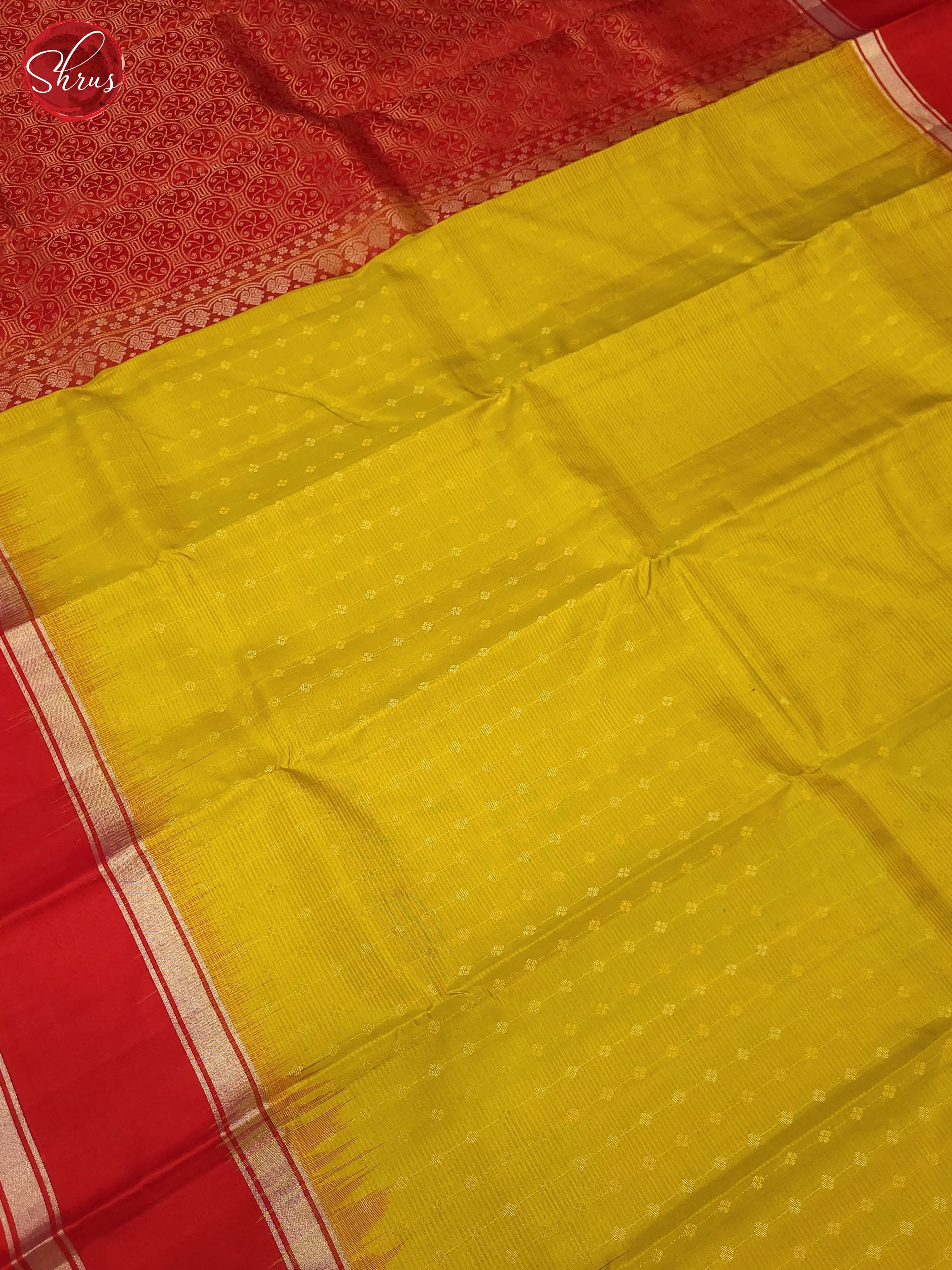 Green and Red-Soft silk saree - Shop on ShrusEternity.com