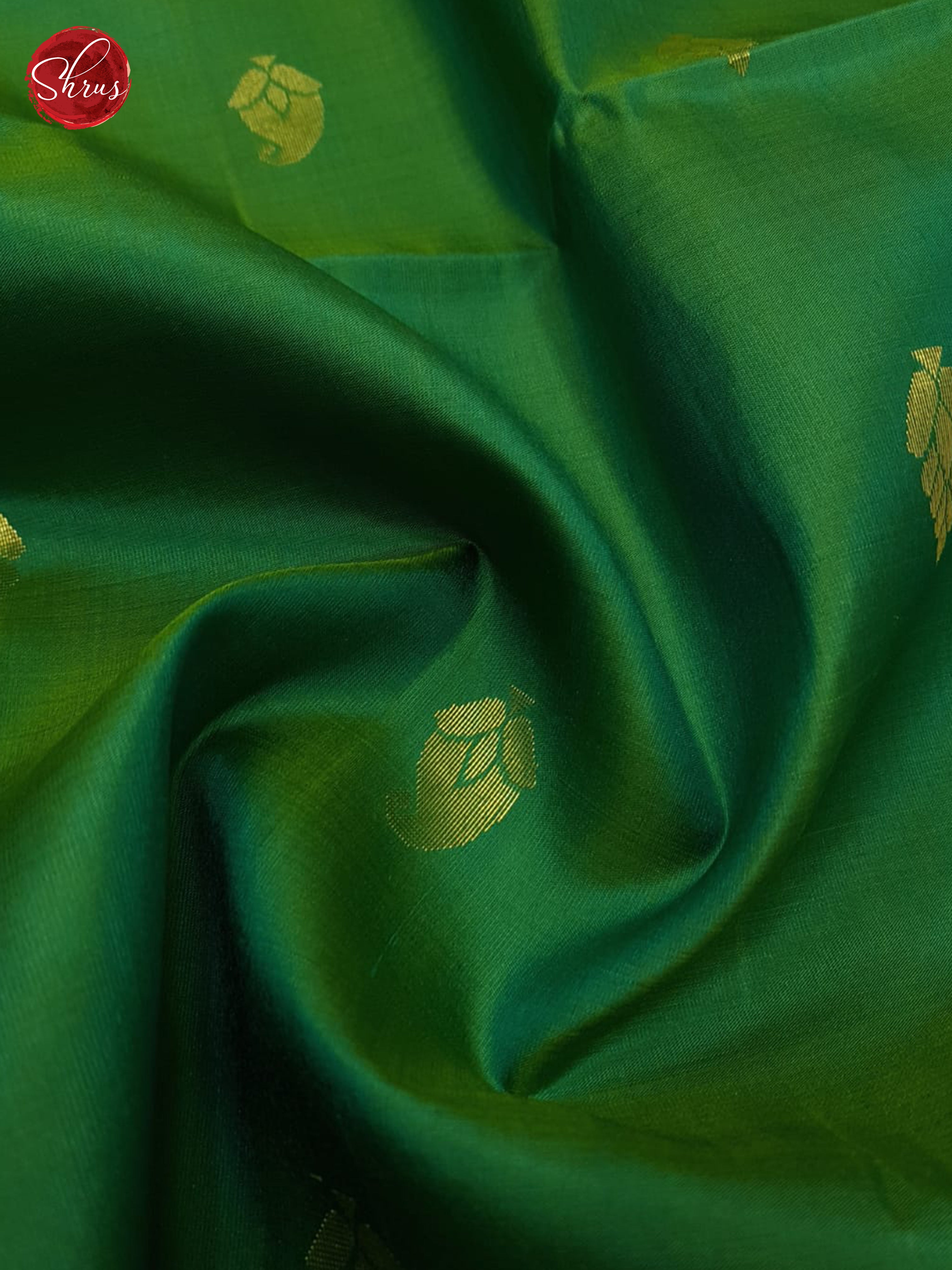 Green And Orangish Pink-Soft silk saree - Shop on ShrusEternity.com