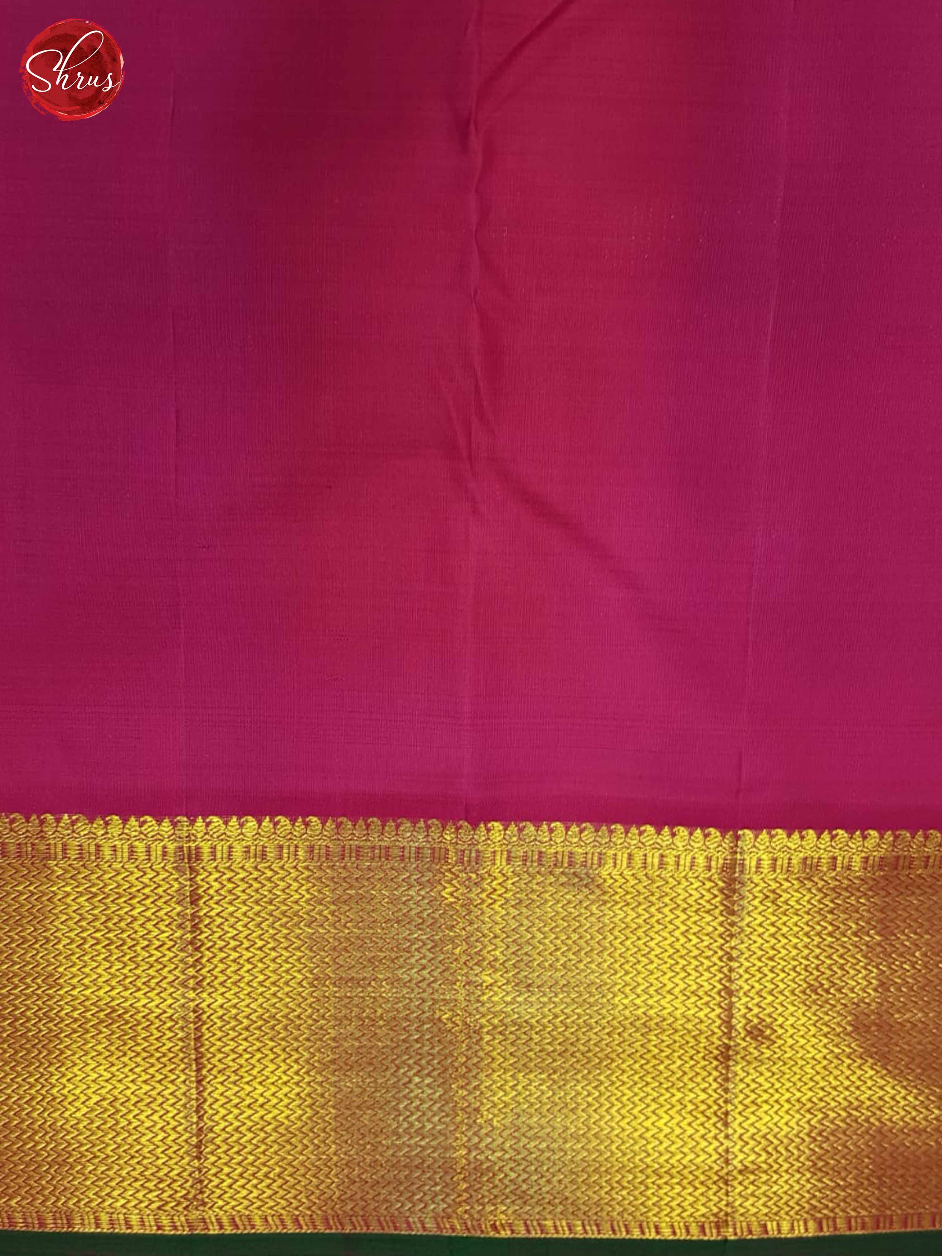 Green And Pink- Kanchipuram Silk Saree - Shop on ShrusEternity.com