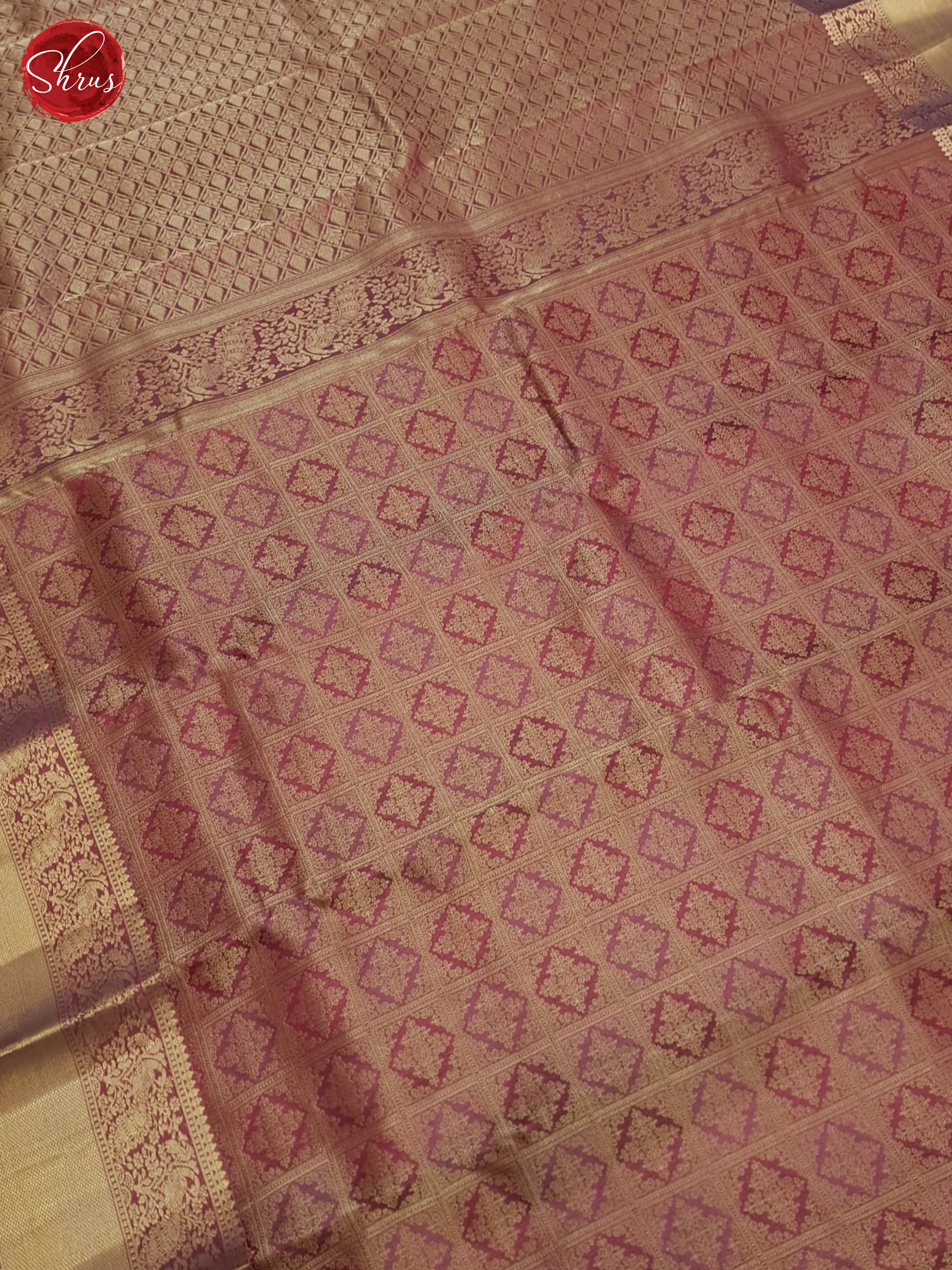 Dusty Pink(Single tone) - Kanchipuram silk - Shop on ShrusEternity.com