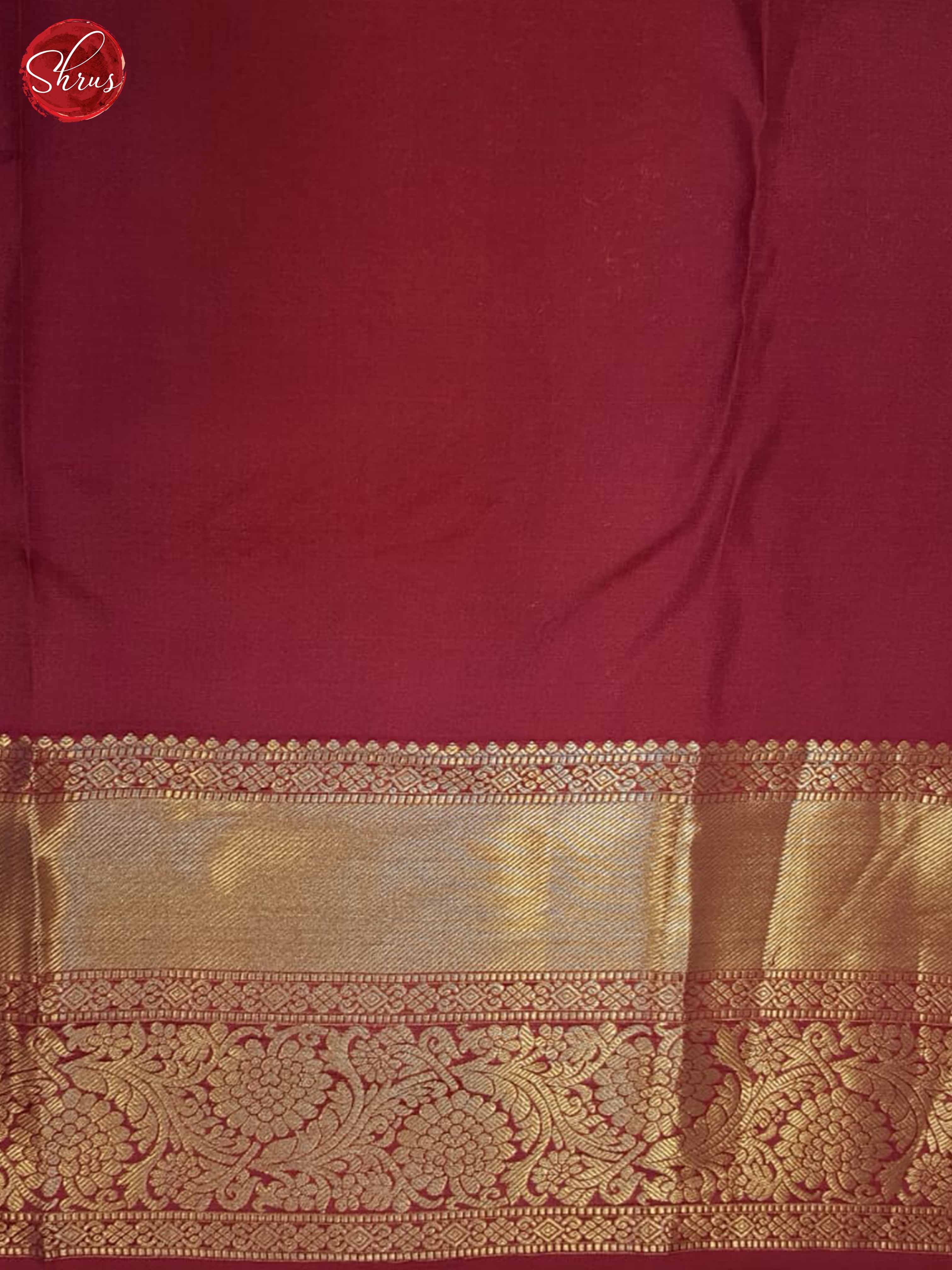 Maroon (Single Tone)- Kanchipuram Silk Saree - Shop on ShrusEternity.com