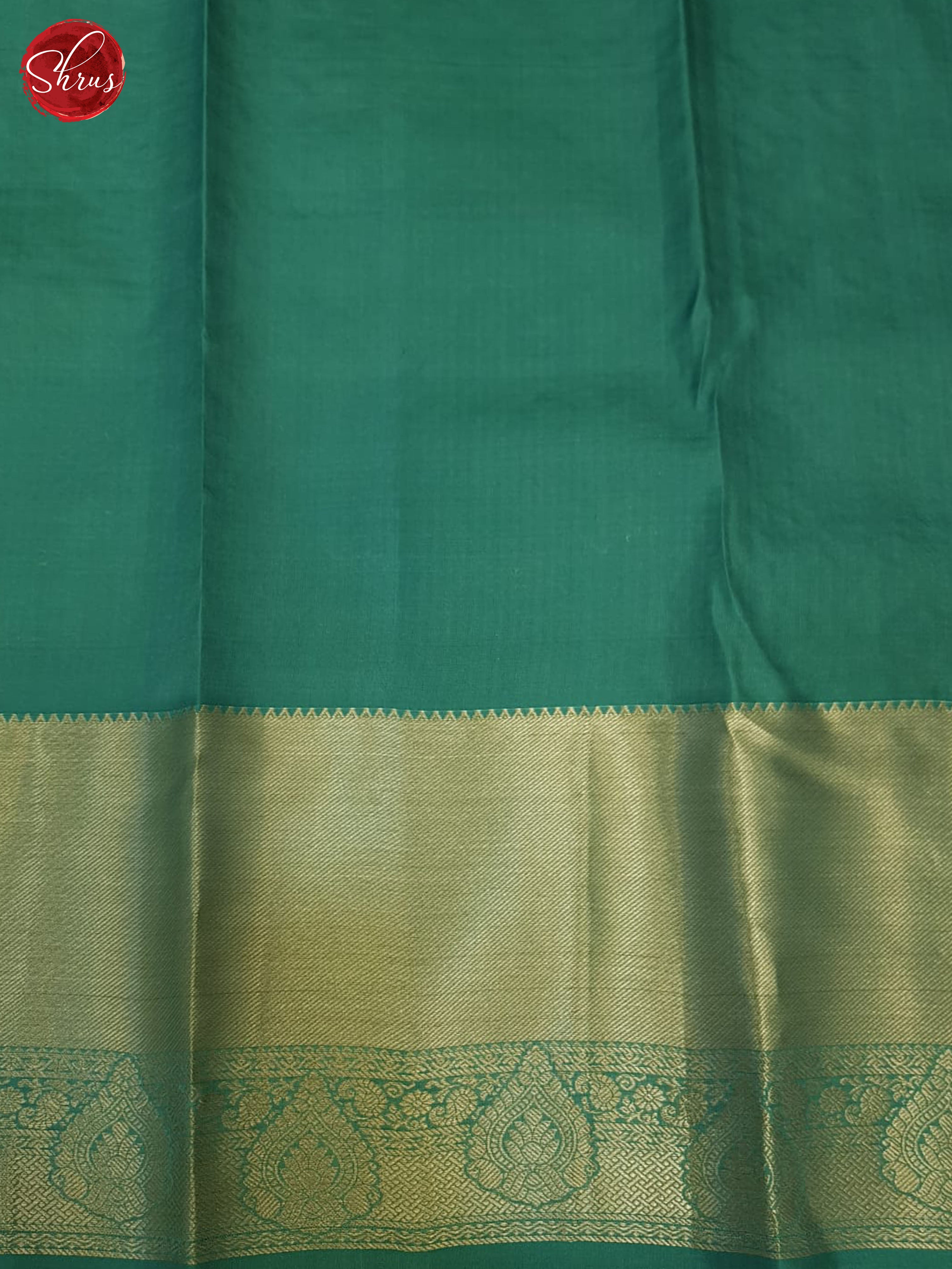 Green(single tone)-Kanchipuram silk saree - Shop on ShrusEternity.com
