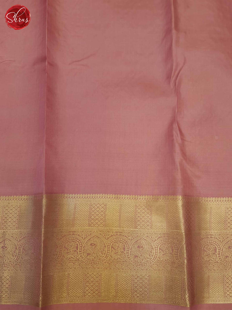 Dusty Pink(Single  Tone)- Kanchipuram Silk Saree - Shop on ShrusEternity.com