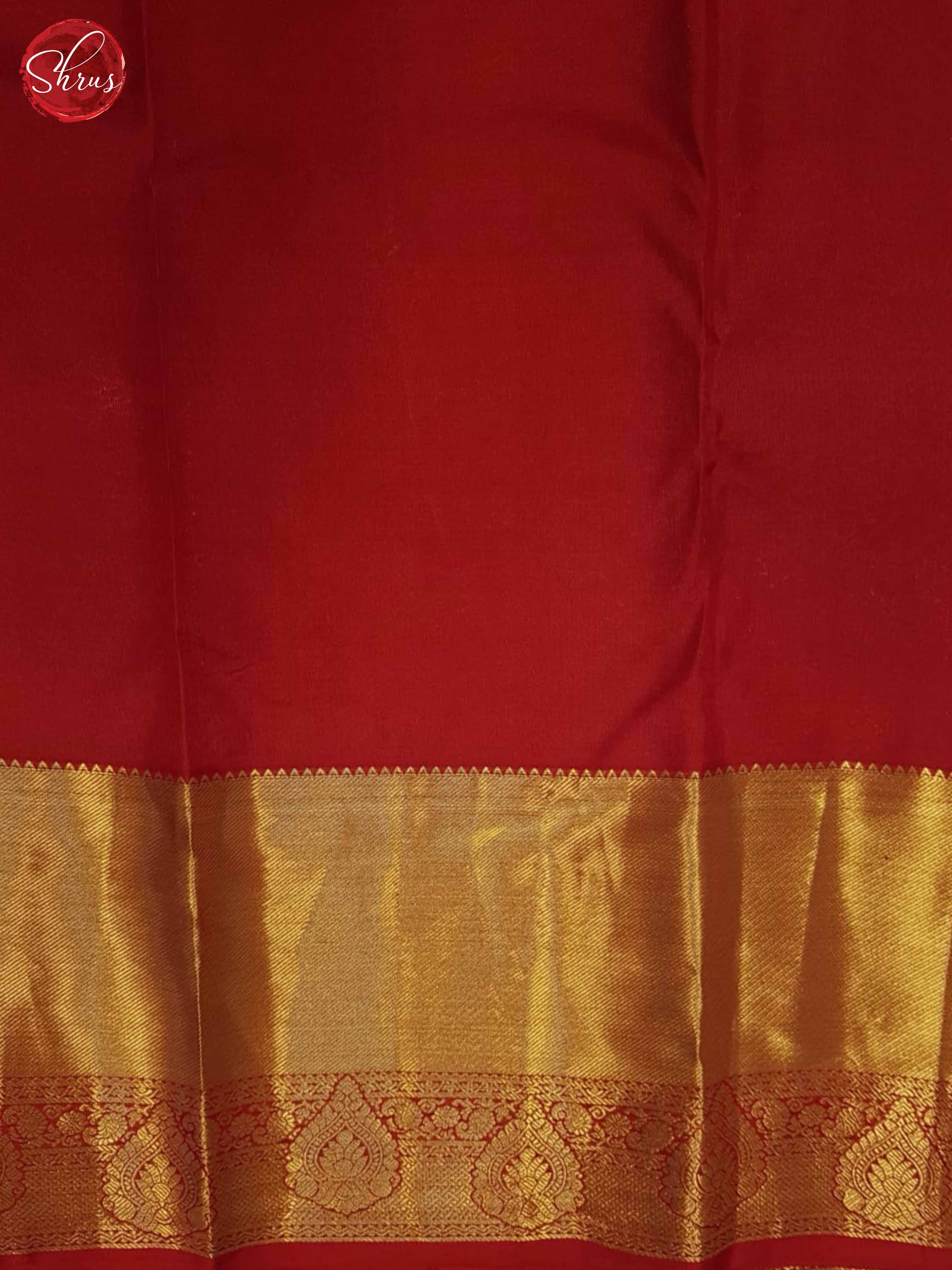 Red(Single Tone)- Kanchipuram Silk Saree - Shop on ShrusEternity.com