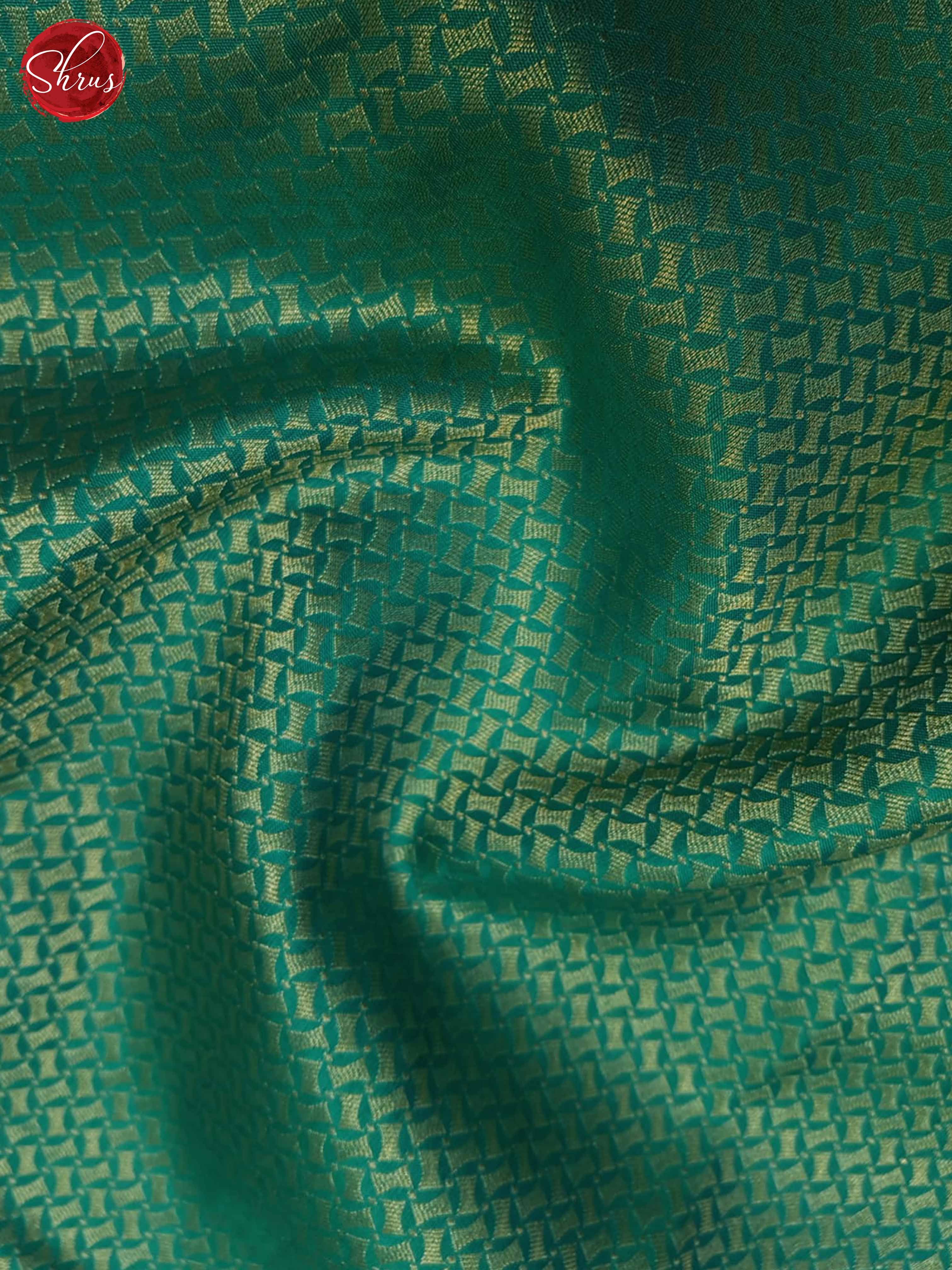 Teal Green(Single Tone)- kanchipuram Silk Saree - Shop on ShrusEternity.com