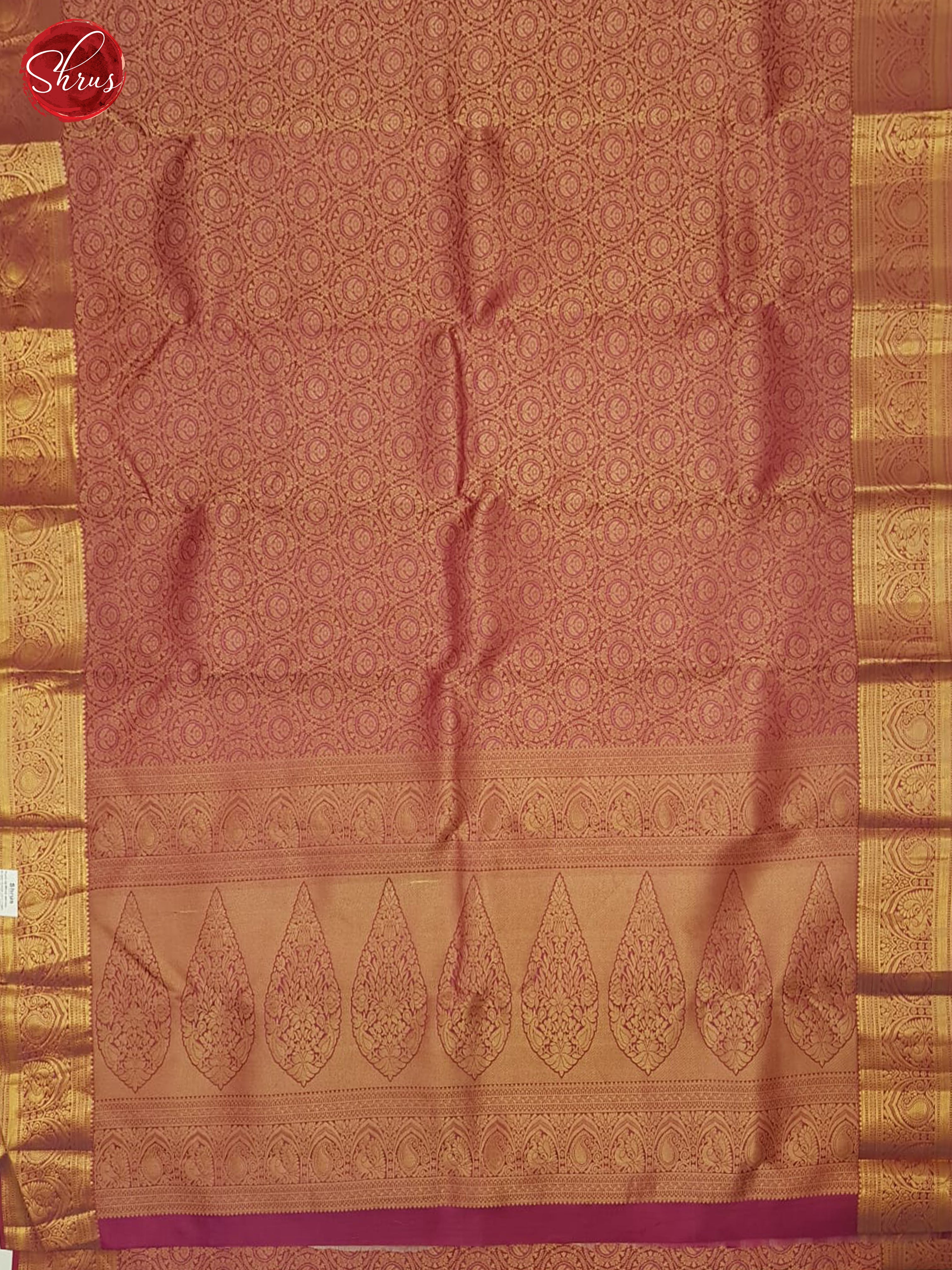 Pink(Single Tone) - Kanchipuram silk - Shop on ShrusEternity.com