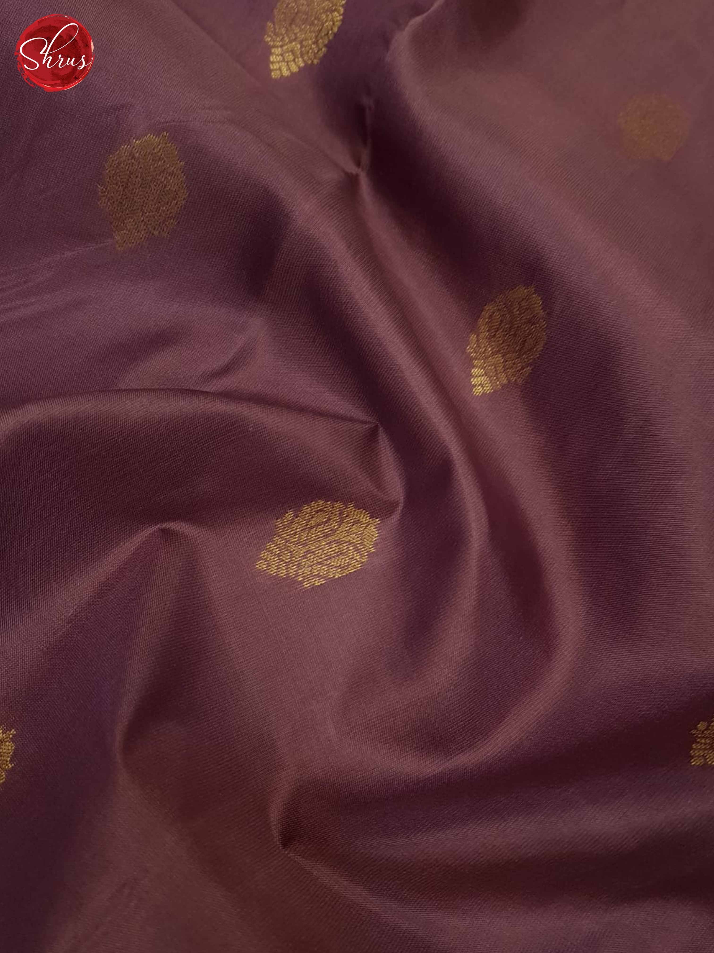 Mauve(Single Tone)- Kanchipuram Silk Saree - Shop on ShrusEternity.com