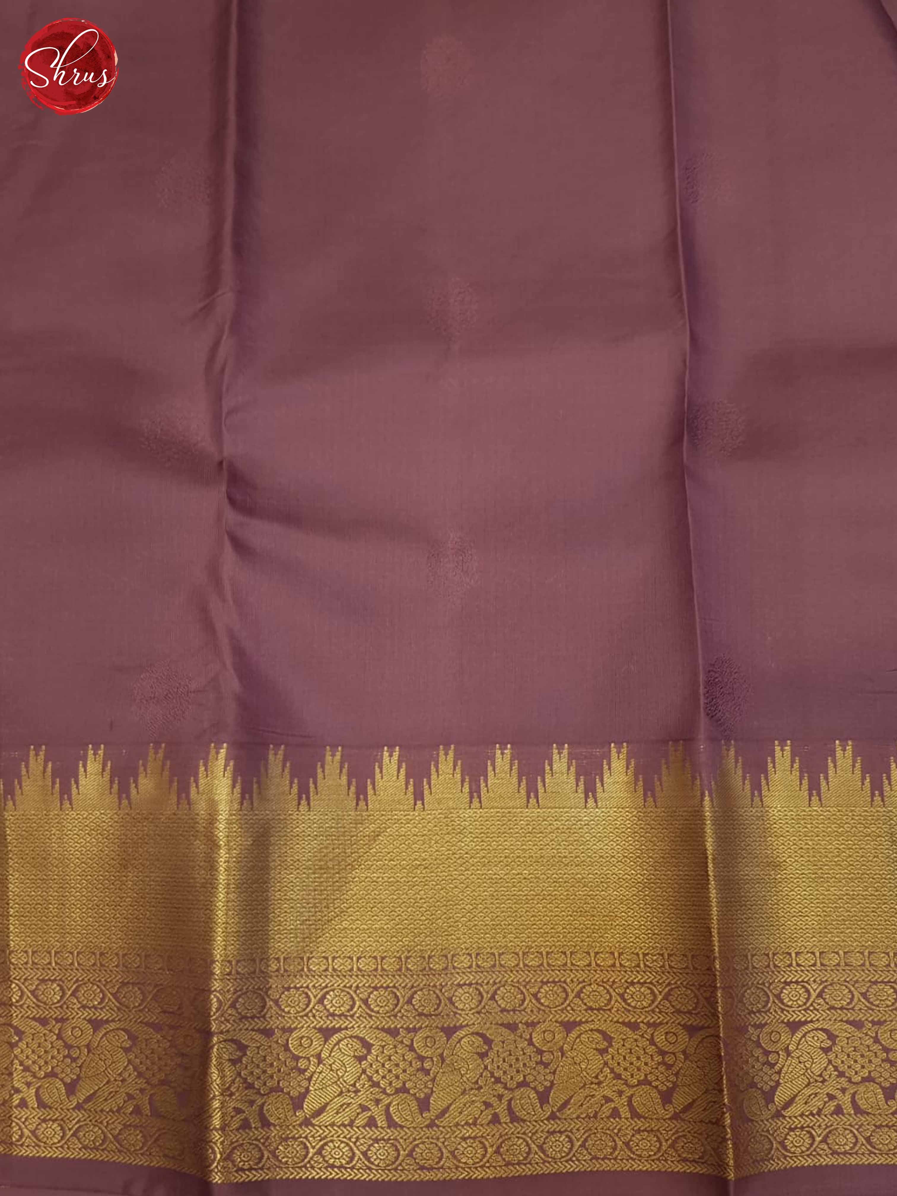 Mauve(Single Tone)- Kanchipuram Silk Saree - Shop on ShrusEternity.com