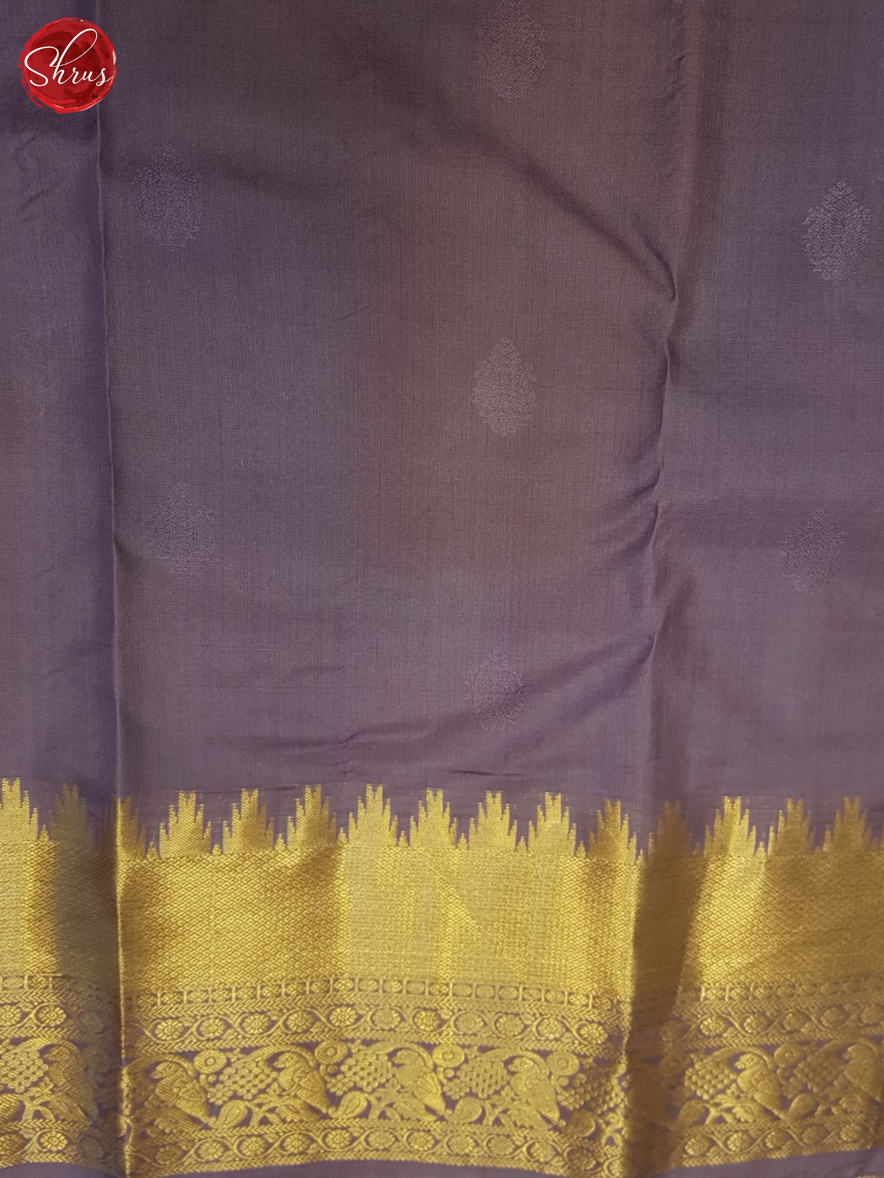 Dusty Lavender(Single Tone)- Kanchipuram silk - Shop on ShrusEternity.com