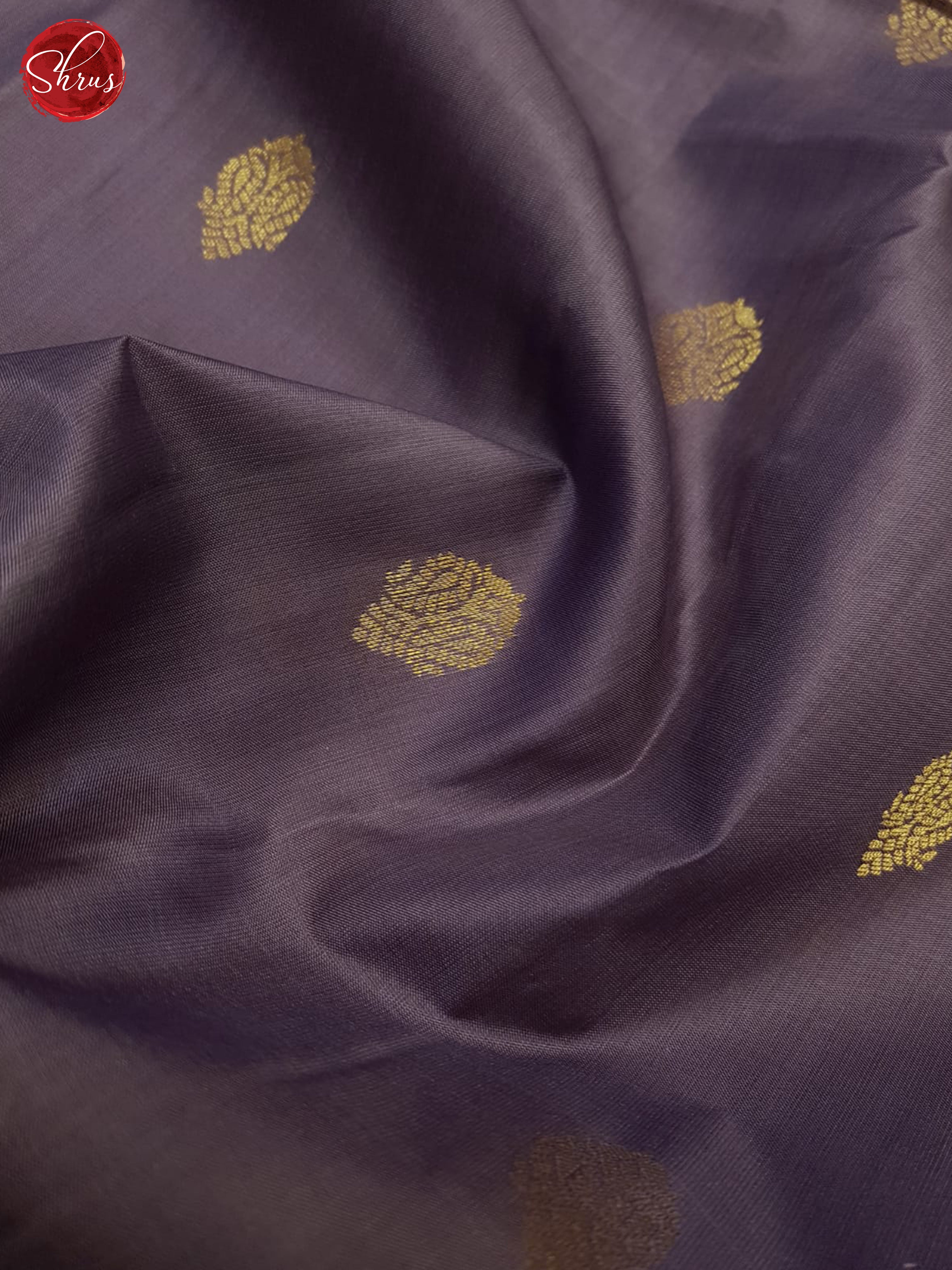 Dusty Lavender(Single Tone)- Kanchipuram silk - Shop on ShrusEternity.com