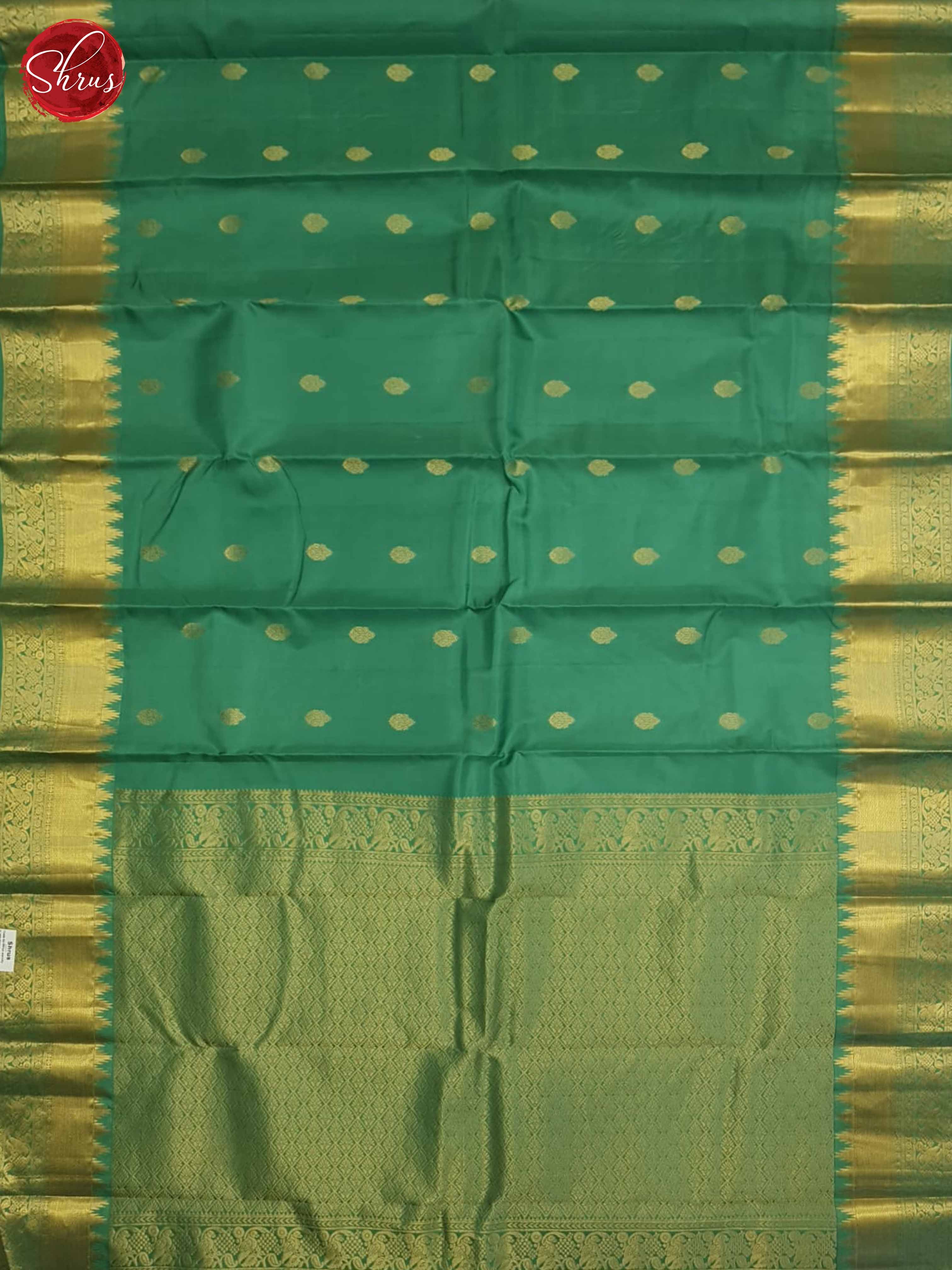 Green(single Tone) - Kanchipuram Silk Saree - Shop on ShrusEternity.com