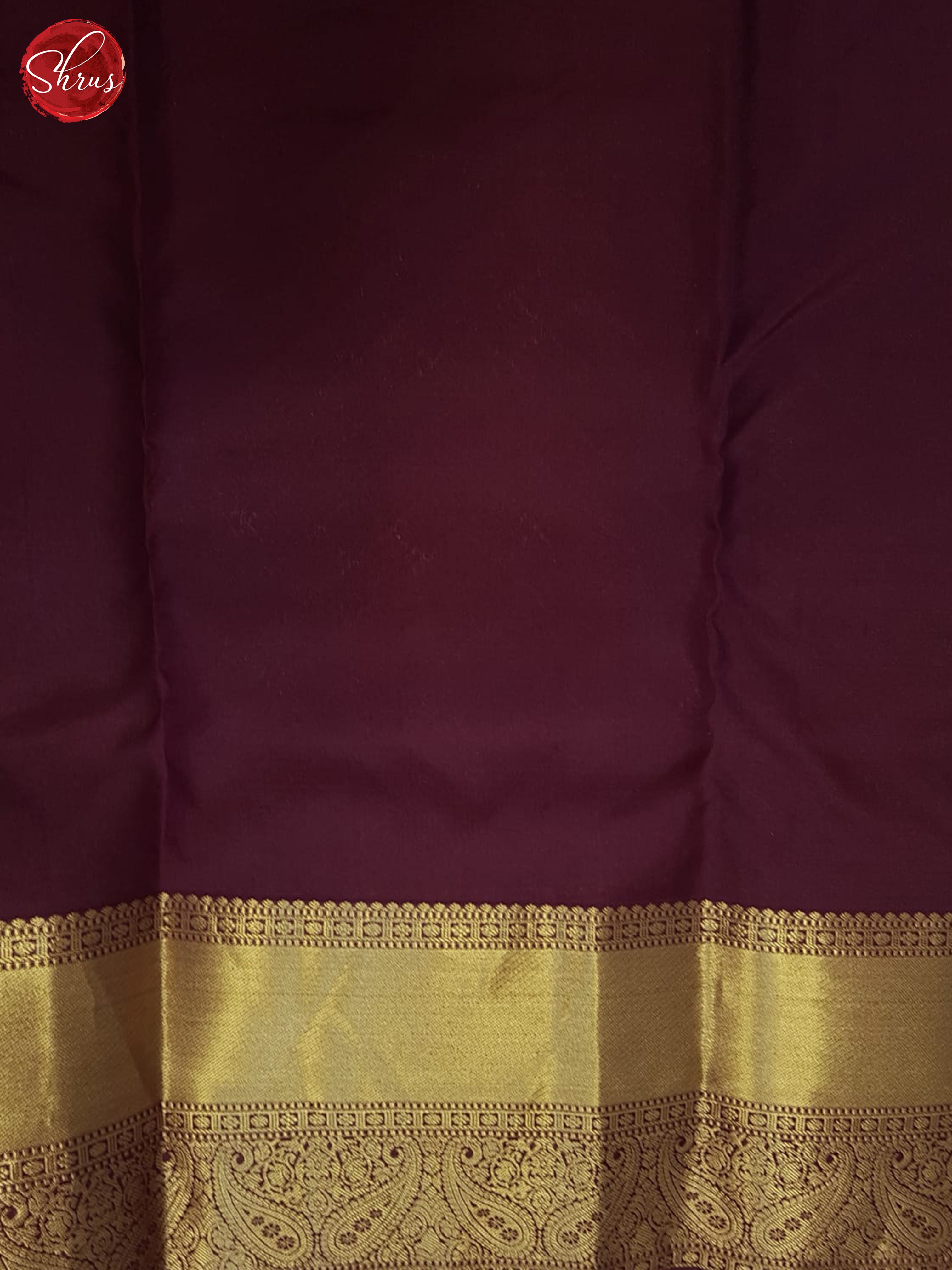 Maroon(Single Tone)- Kanchipuram silk - Shop on ShrusEternity.com