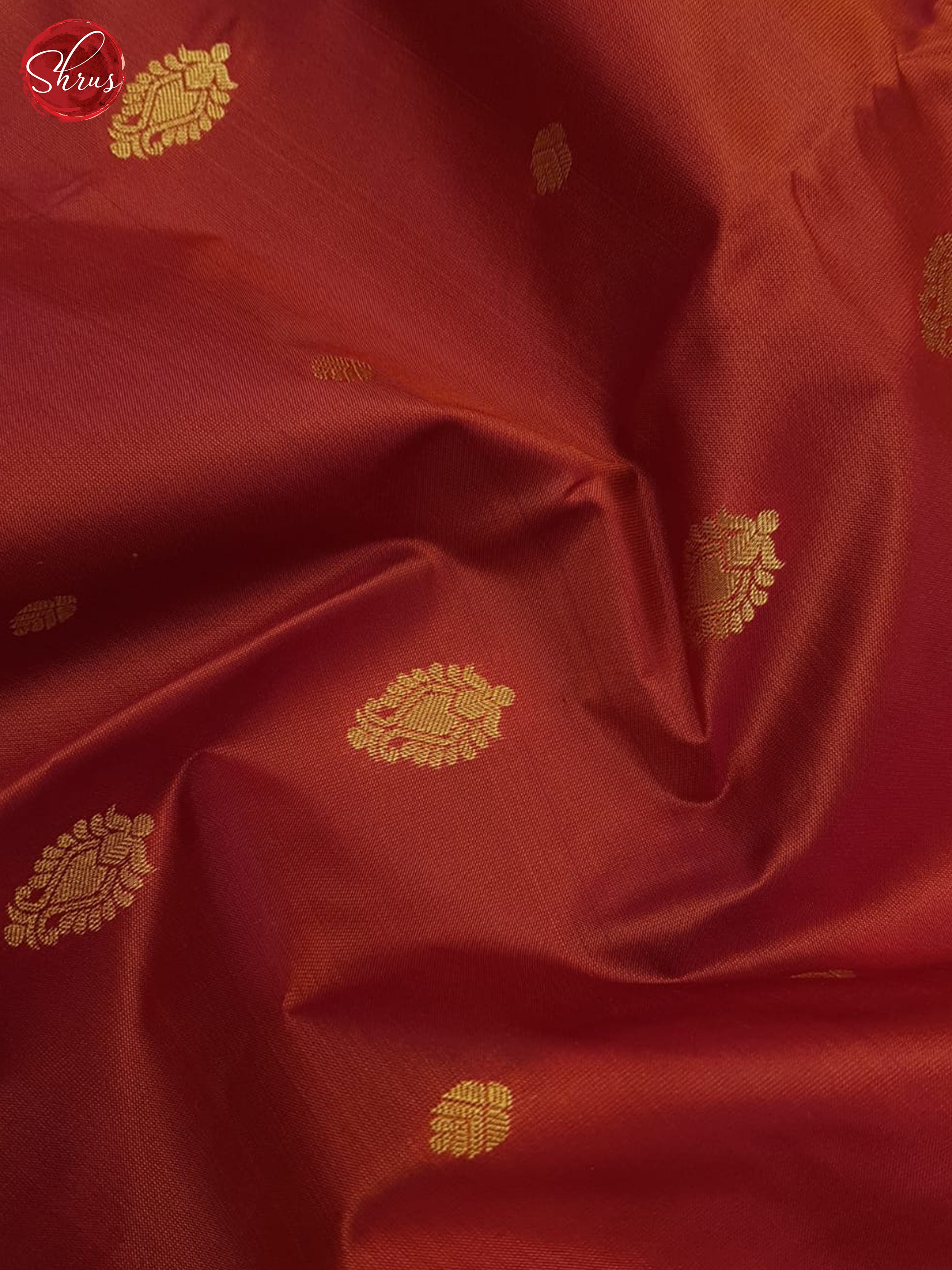 Orange & Green - Kanchipuram silk - Shop on ShrusEternity.com