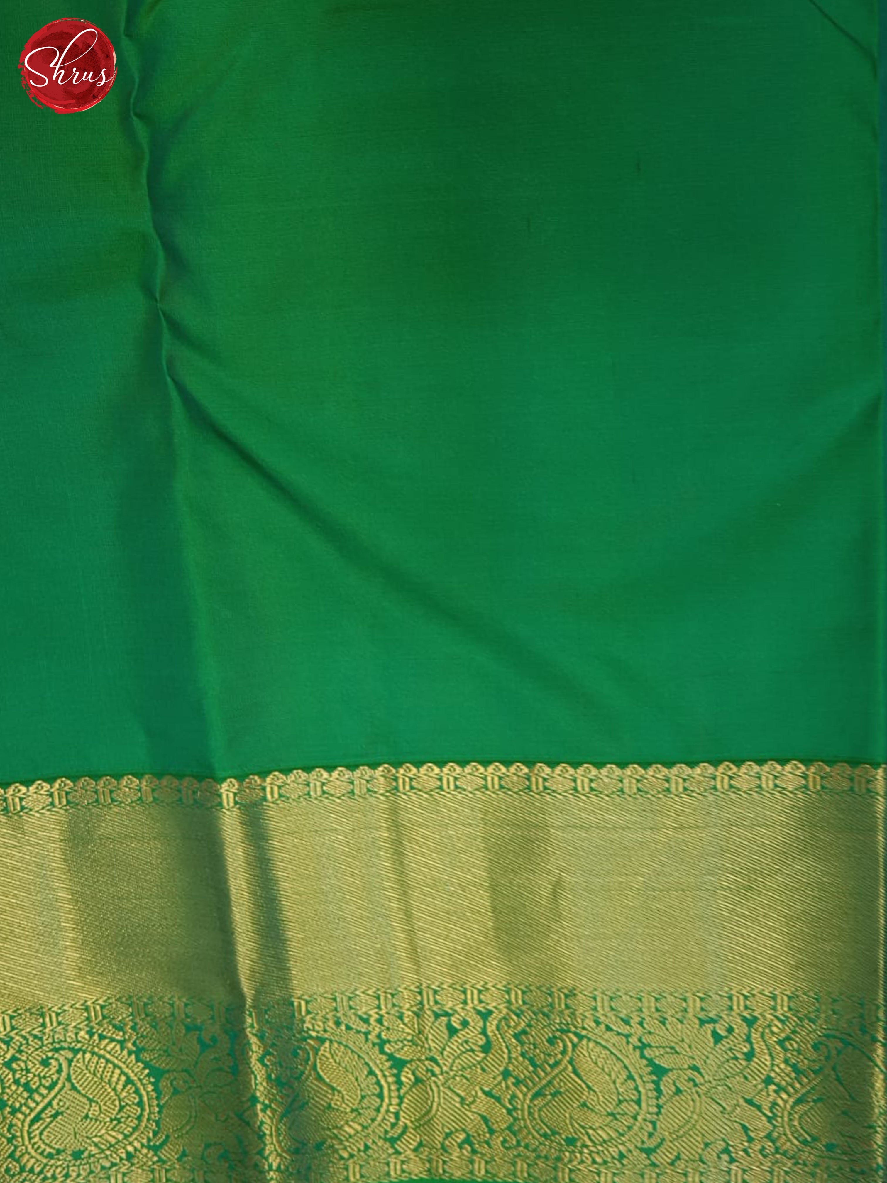 Orange & Green - Kanchipuram silk - Shop on ShrusEternity.com