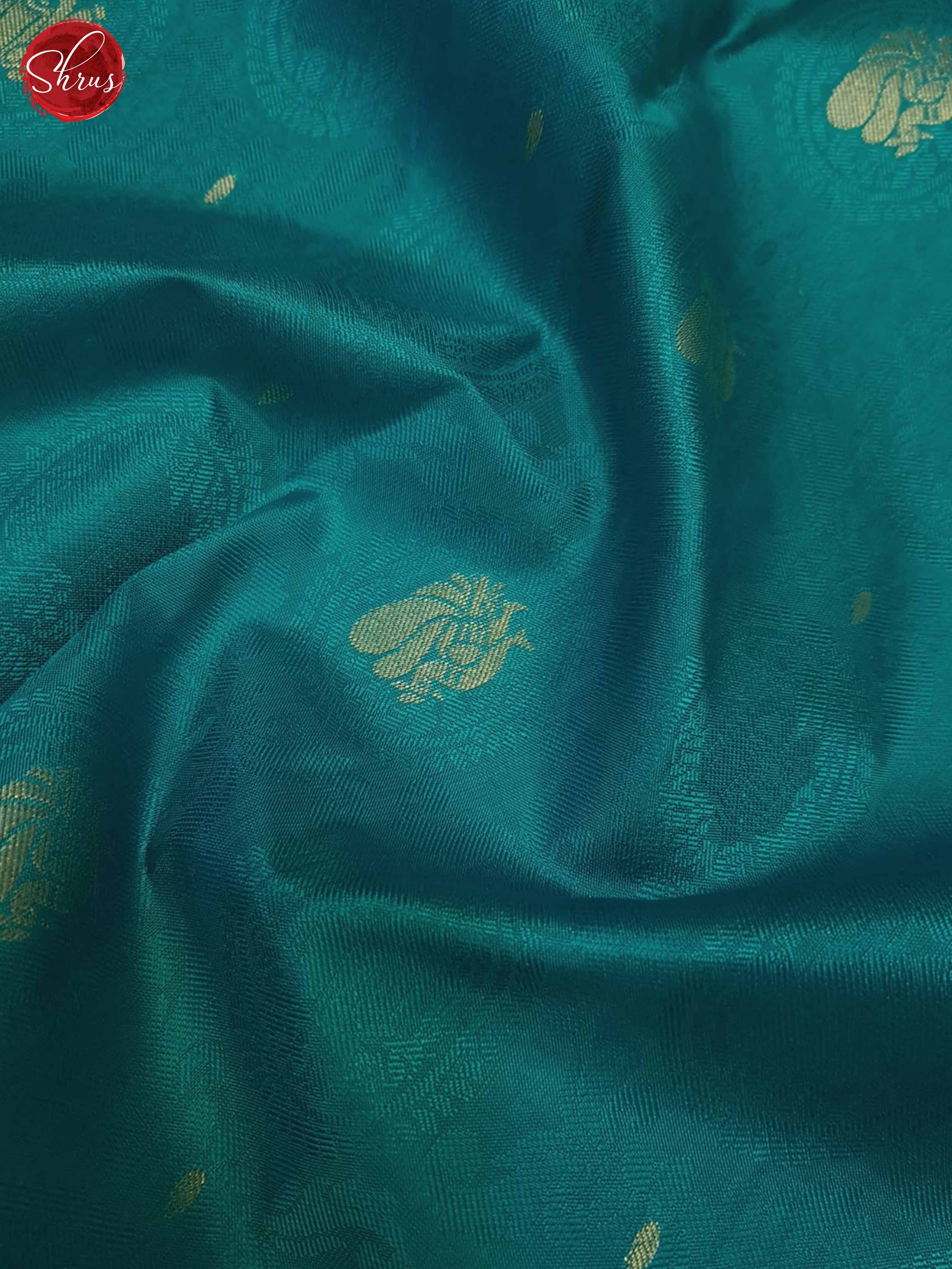 Blue(Single Tone)- KanchipuRam Silk Saree - Shop on ShrusEternity.com