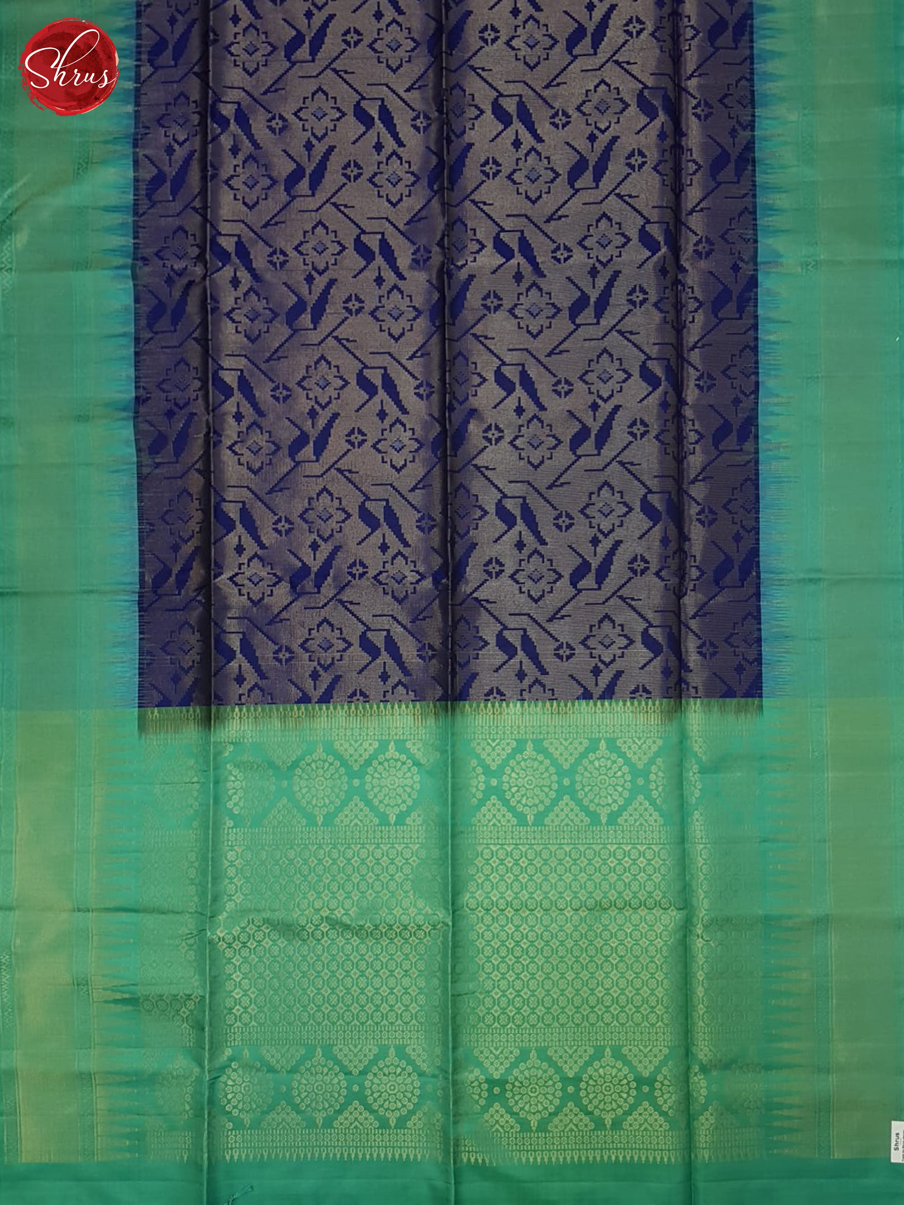 Blue And Green - Soft Silk Saree - Shop on ShrusEternity.com