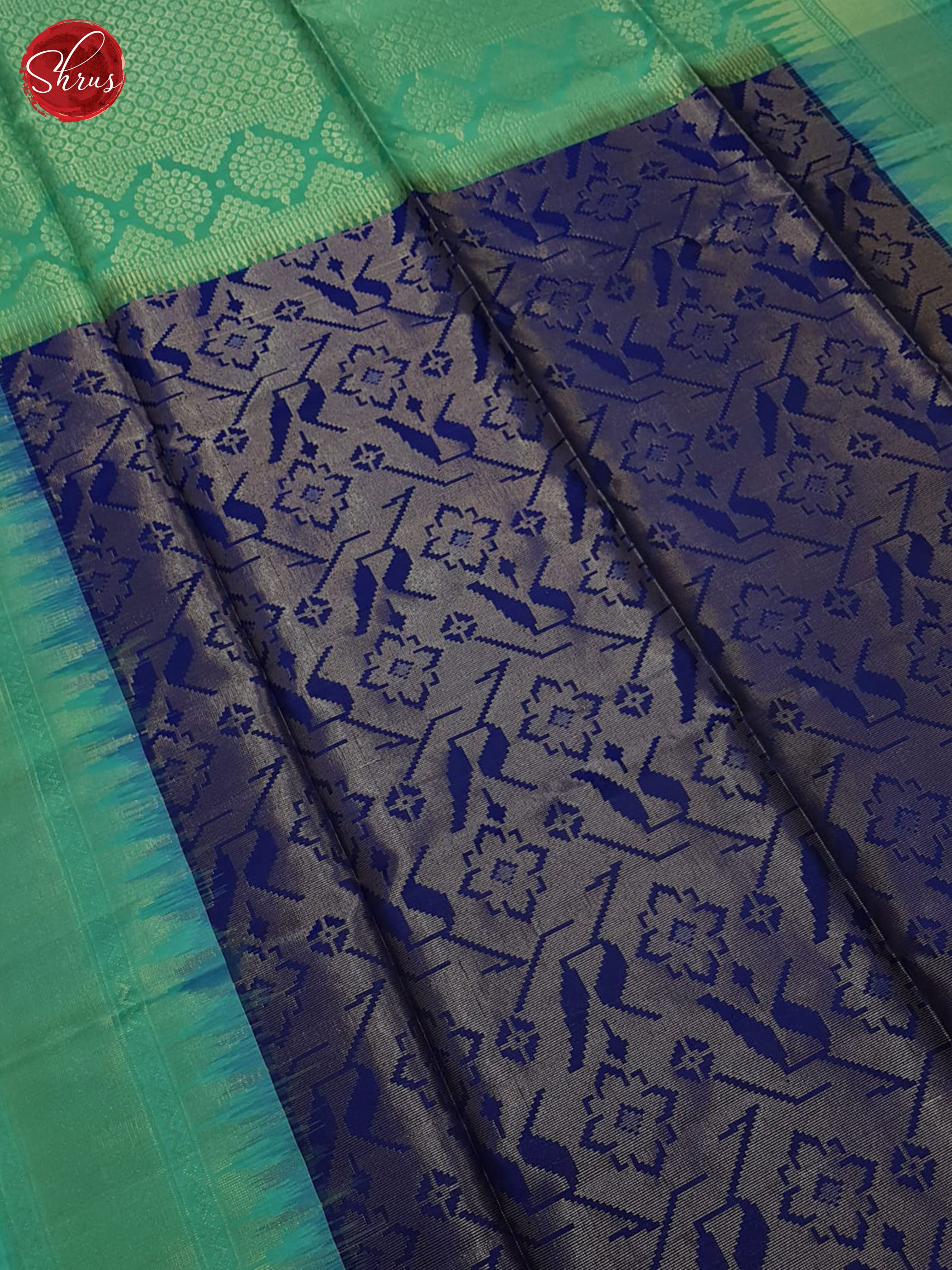 Blue And Green - Soft Silk Saree - Shop on ShrusEternity.com