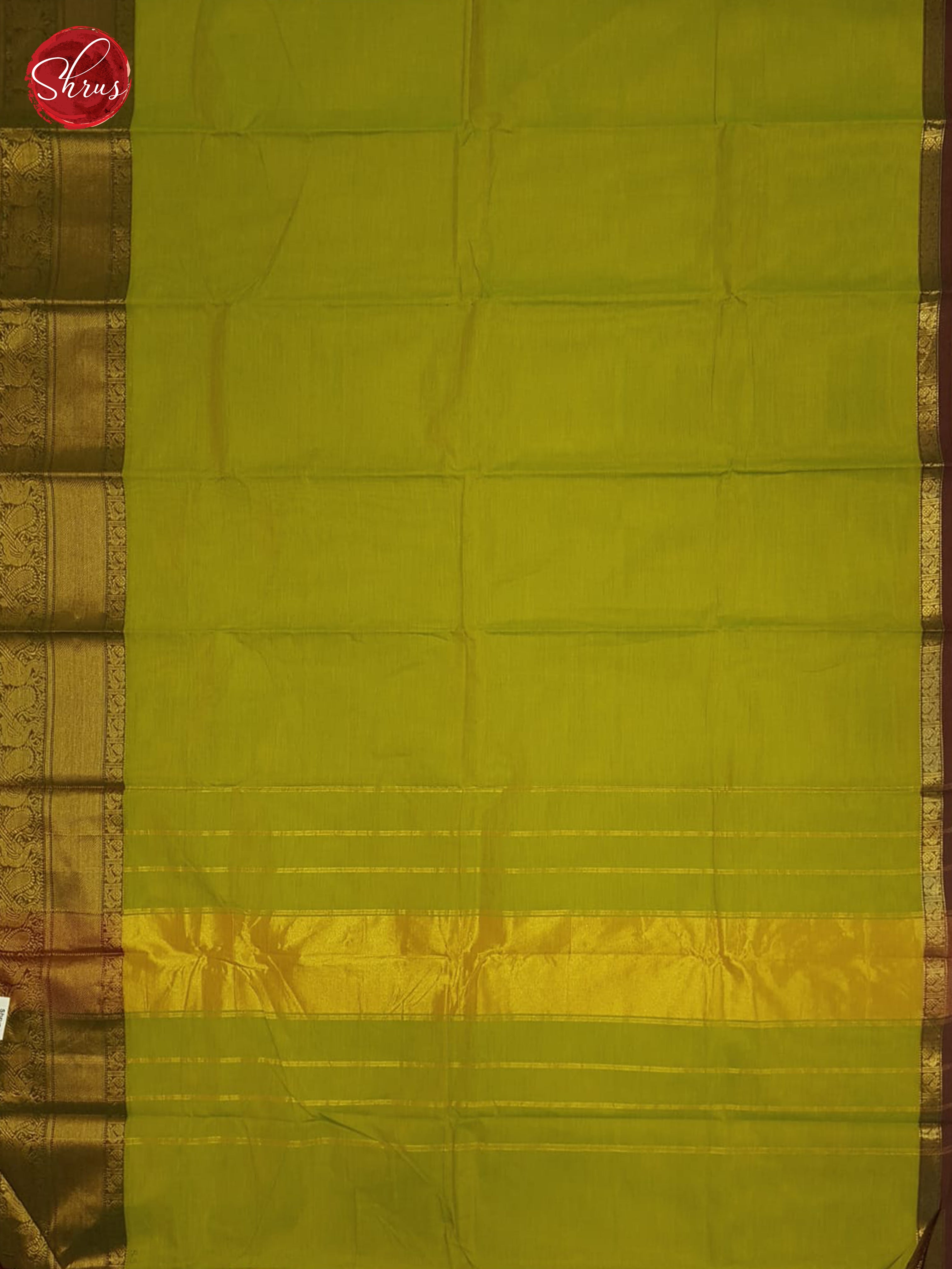 Green And Brown- chettinad Cotton Saree - Shop on ShrusEternity.com