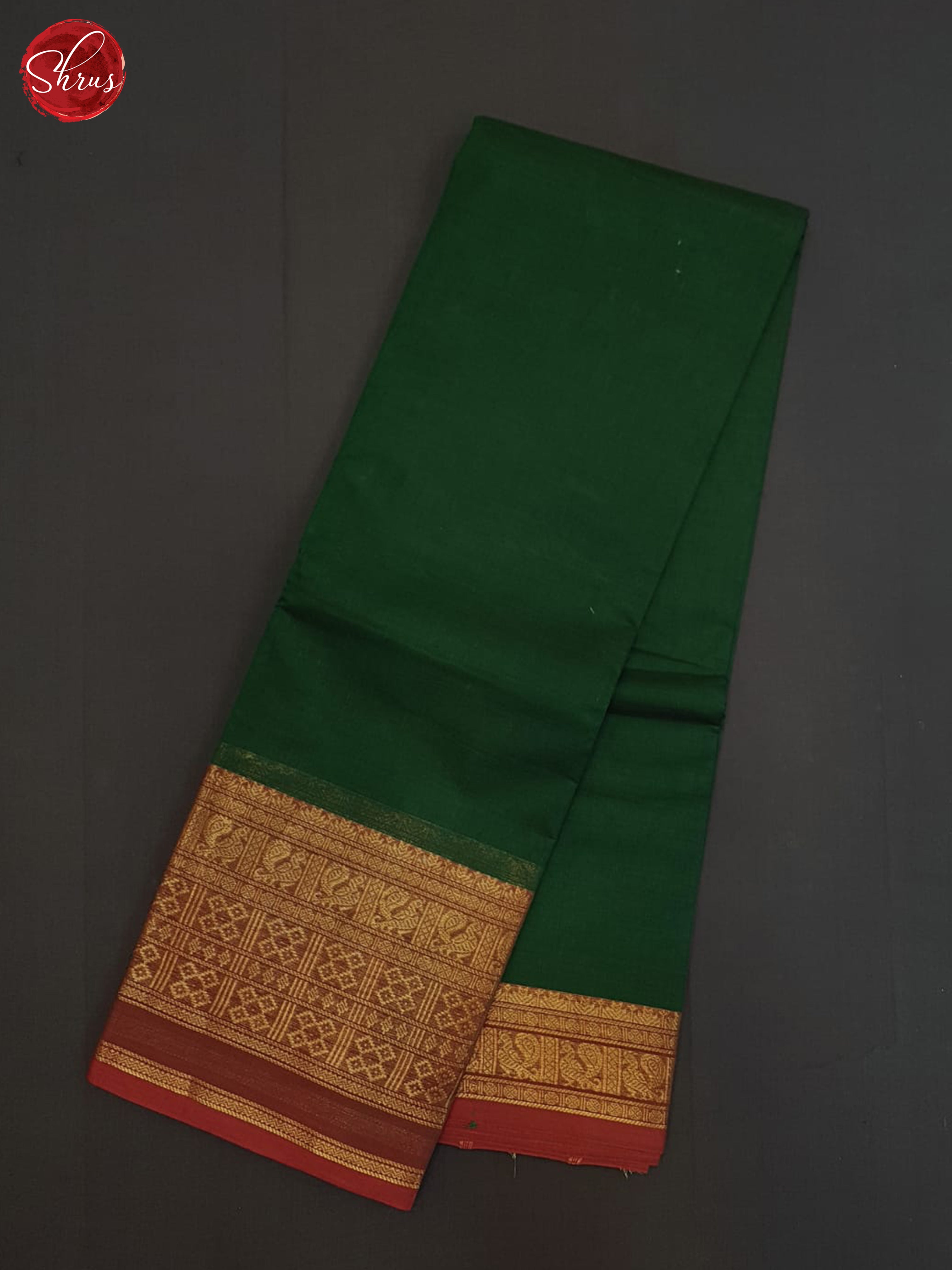 Green And Araku Maroon- Chettinad Cotton Saree - Shop on ShrusEternity.com