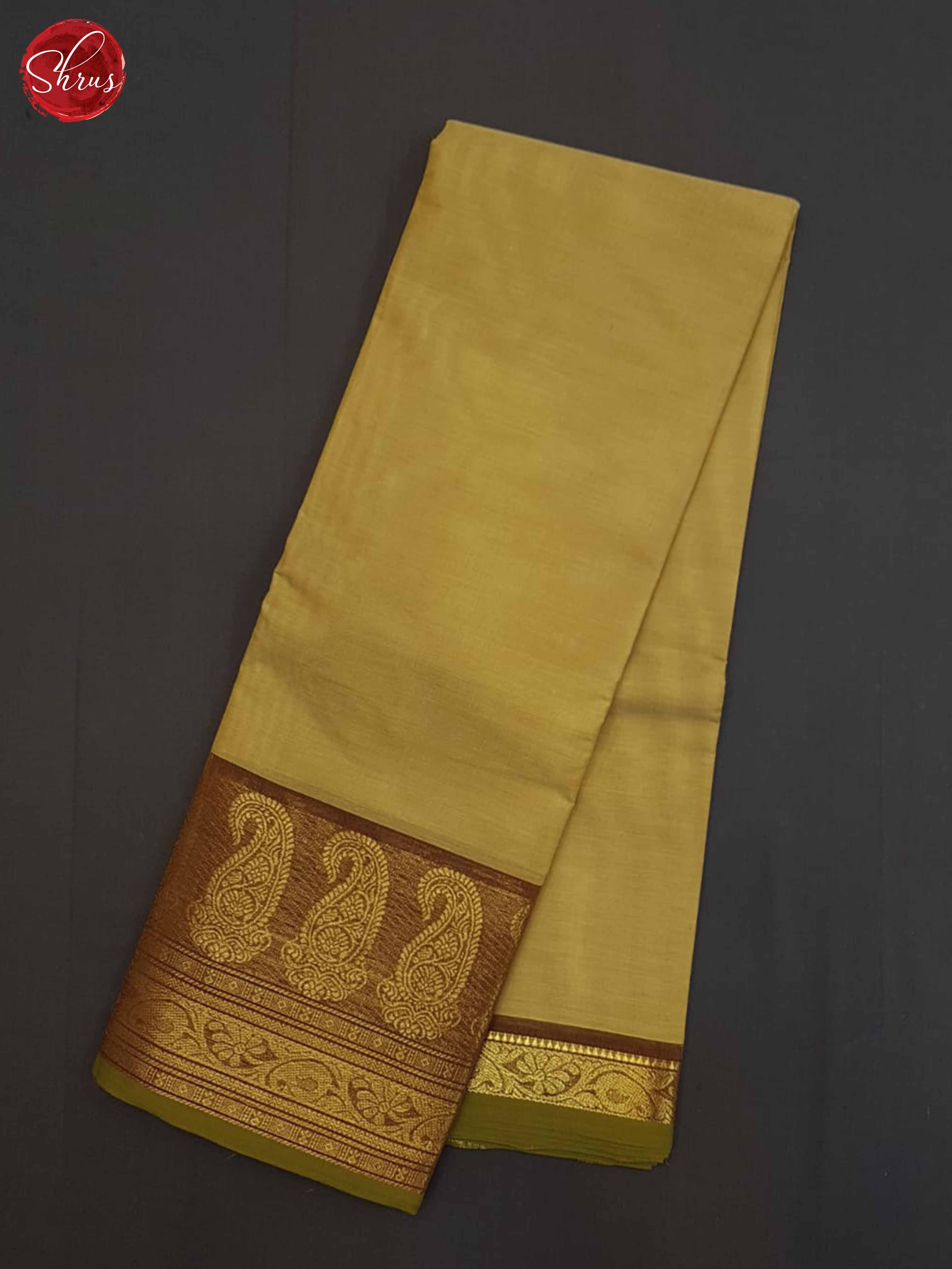 Brown & Green - Chettinad Cotton Saree - Shop on ShrusEternity.com