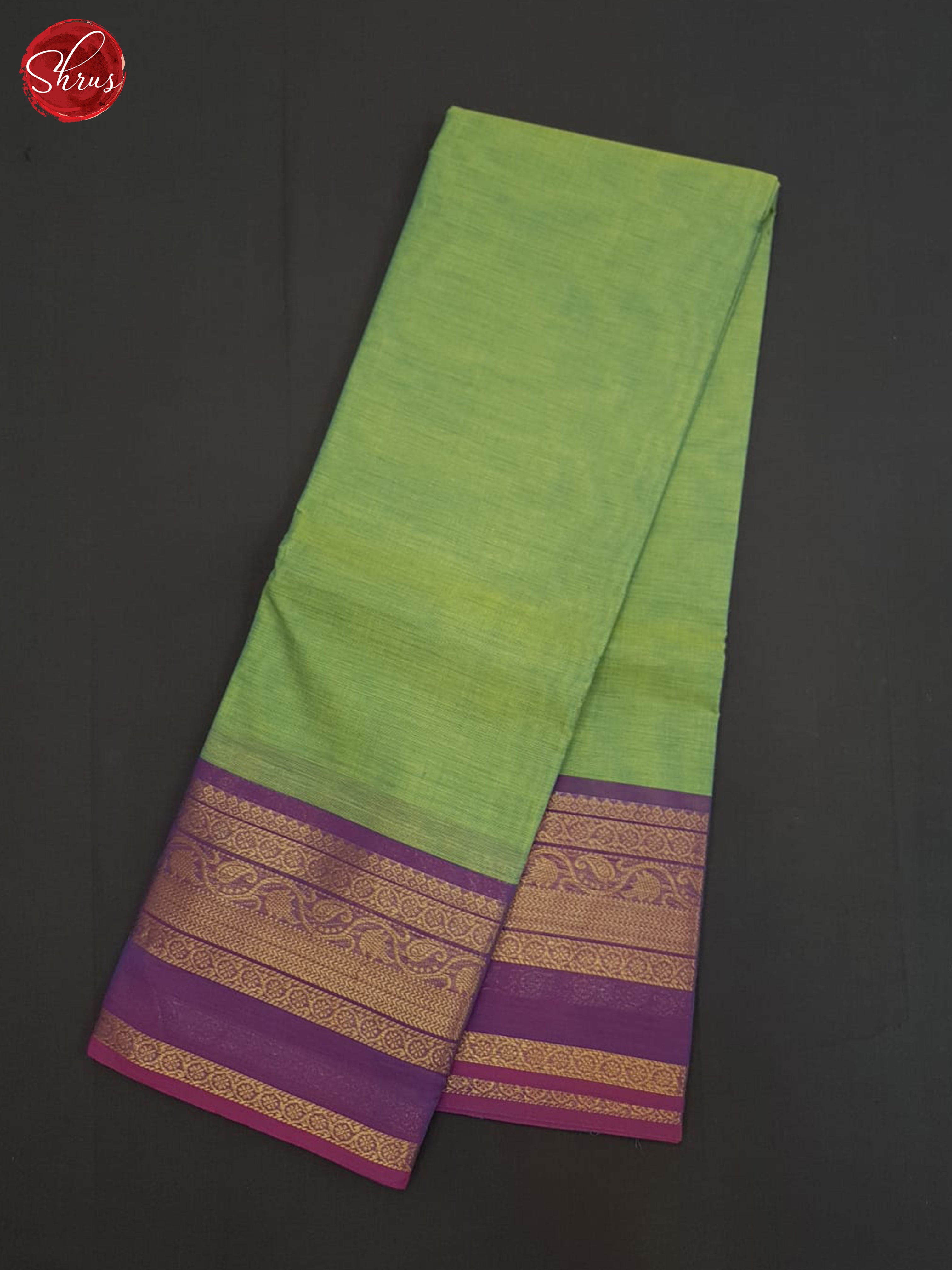 Green And Purple - Chettinad cotton saree - Shop on ShrusEternity.com